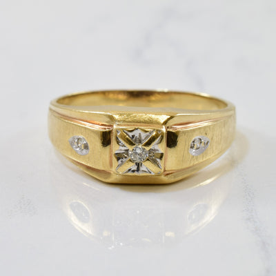 Illusion Set Diamond Ring | 0.05ctw | SZ 11.5 |