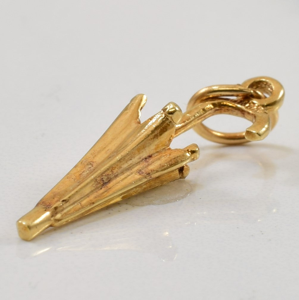 Gold Umbrella Pendant |