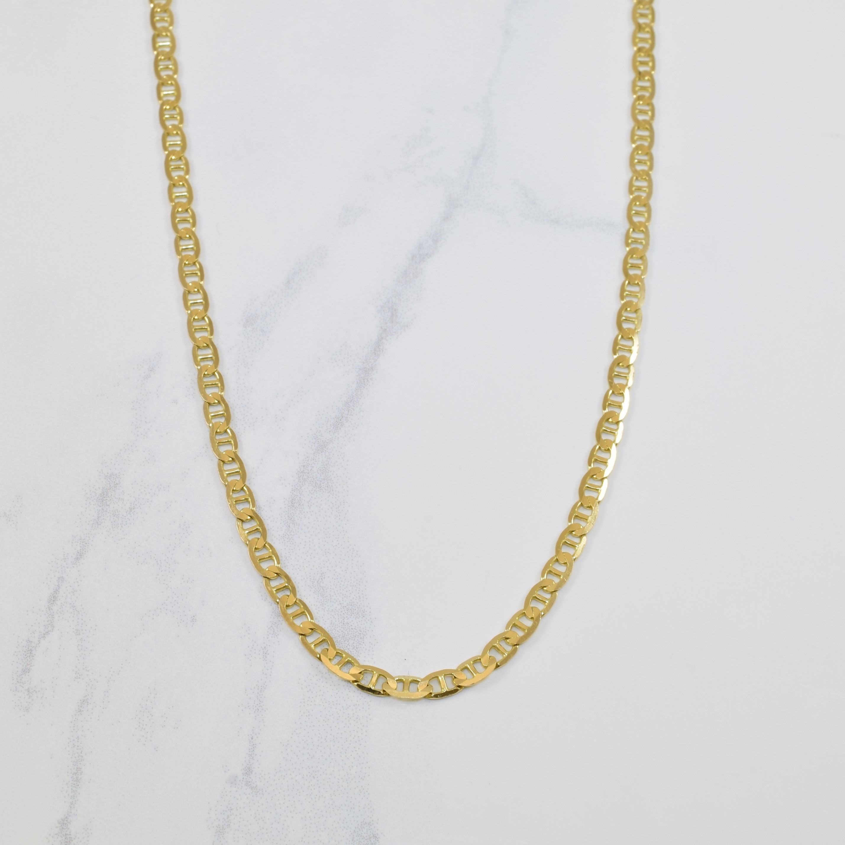 14k Yellow Gold Anchor Chain | 22" |