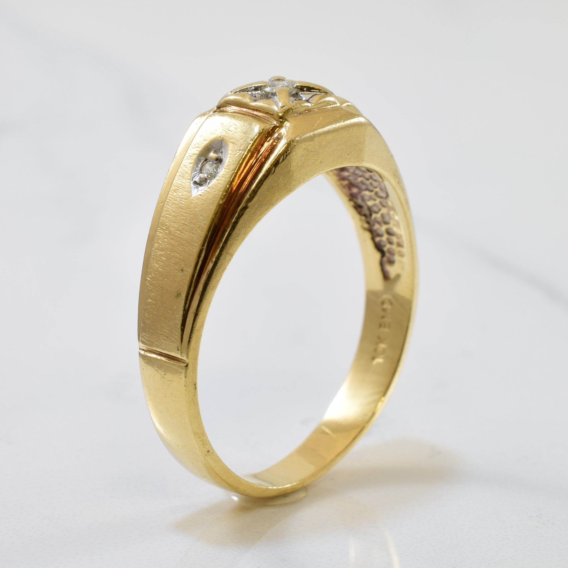 Illusion Set Diamond Ring | 0.05ctw | SZ 11.5 |