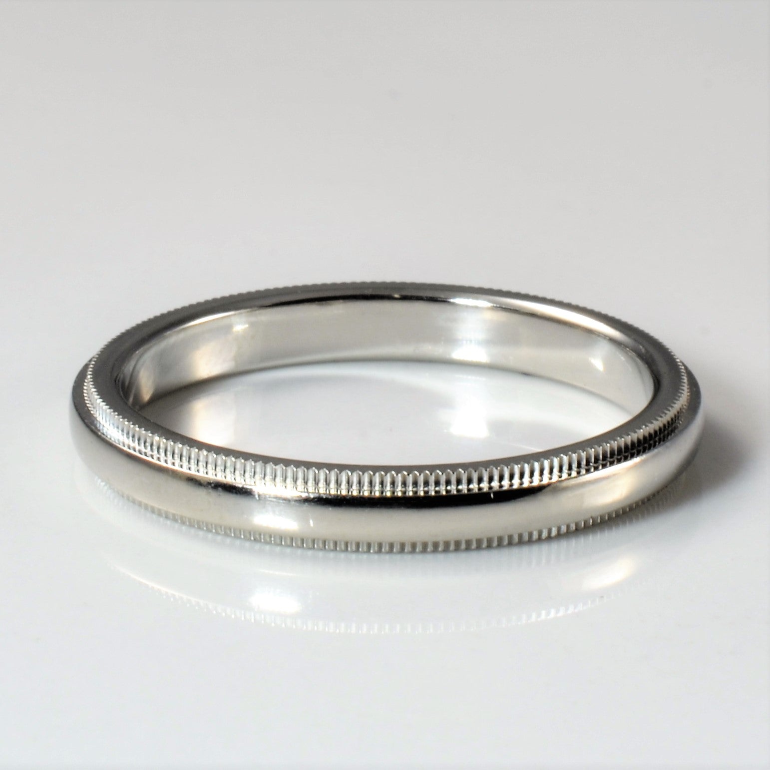Tiffany & Co.' Tiffany Together, Milgrain Platinum Ring