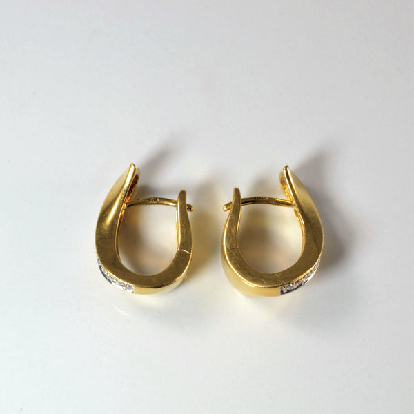 Birks' Pave Diamond Huggie Earrings | 0.16ctw |