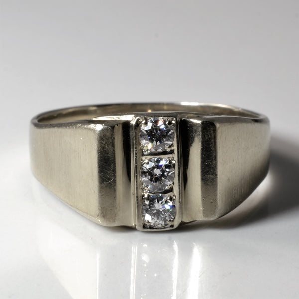 Orange Blossom Diamond Ring | 0.27ctw | SZ 11 |
