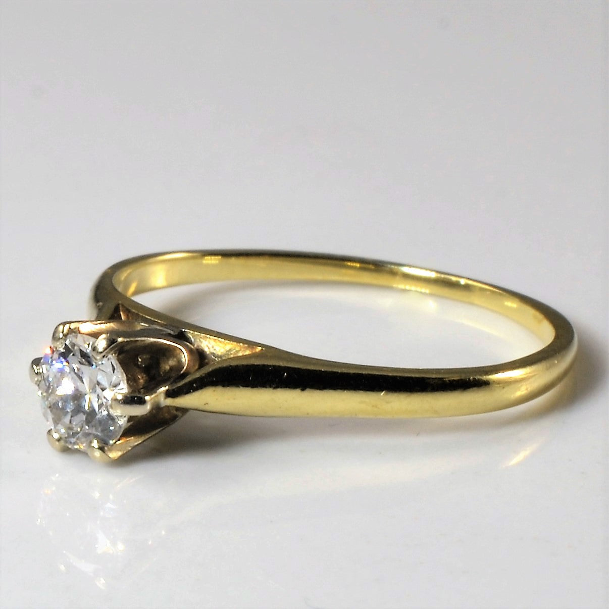 Six Prong Solitaire Diamond Ring | 0.23ct | SZ 5 |