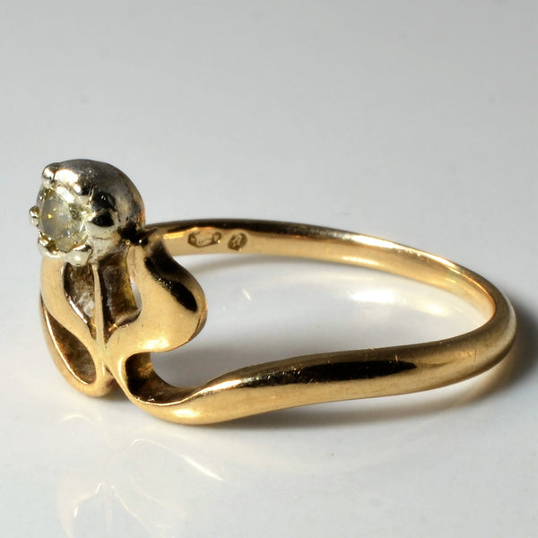 Art Nouveau Old Mine Diamond Ring | 0.13ct | SZ 6.75 |