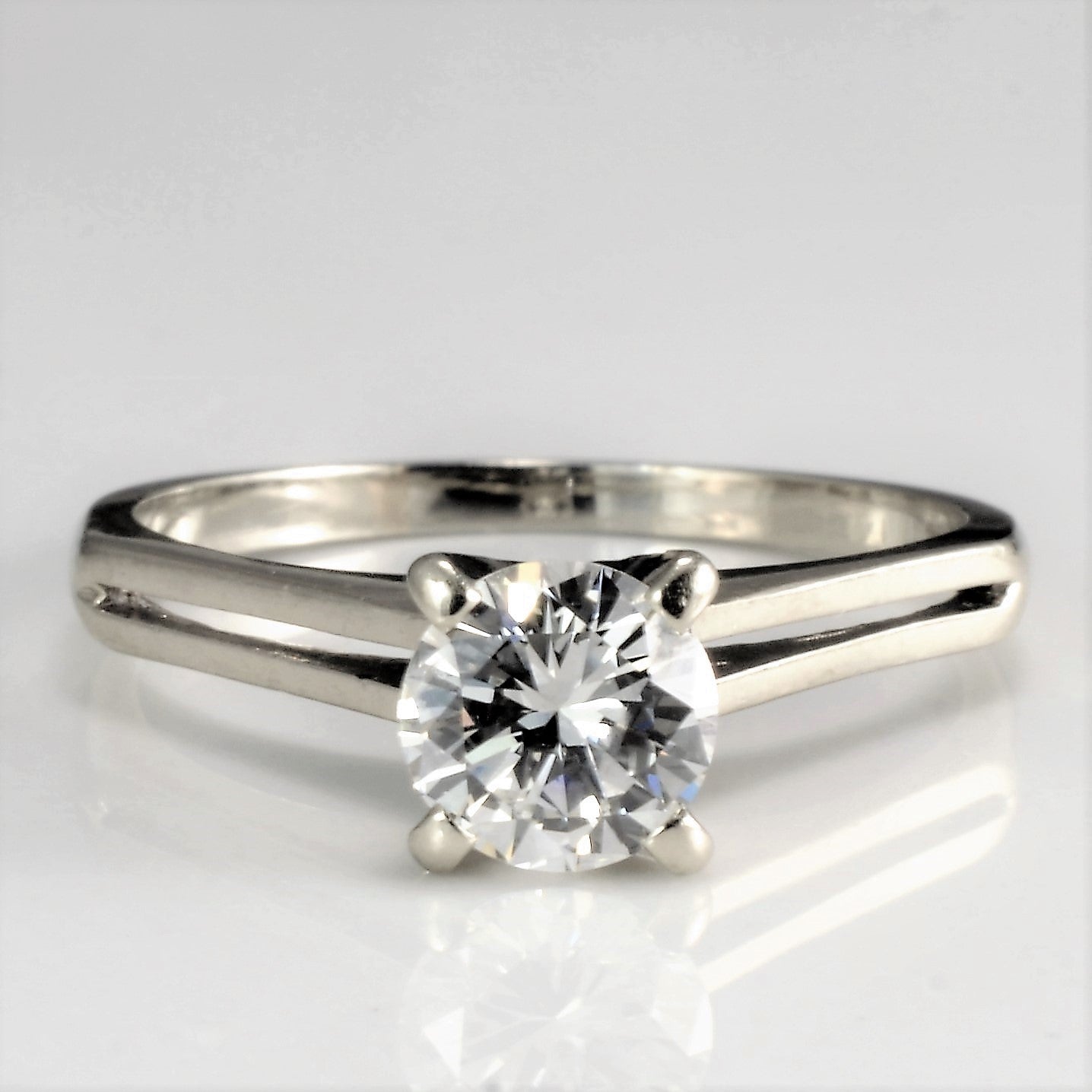 Solitaire Diamond Engagement Ring | 0.79 ct, SZ 7 |