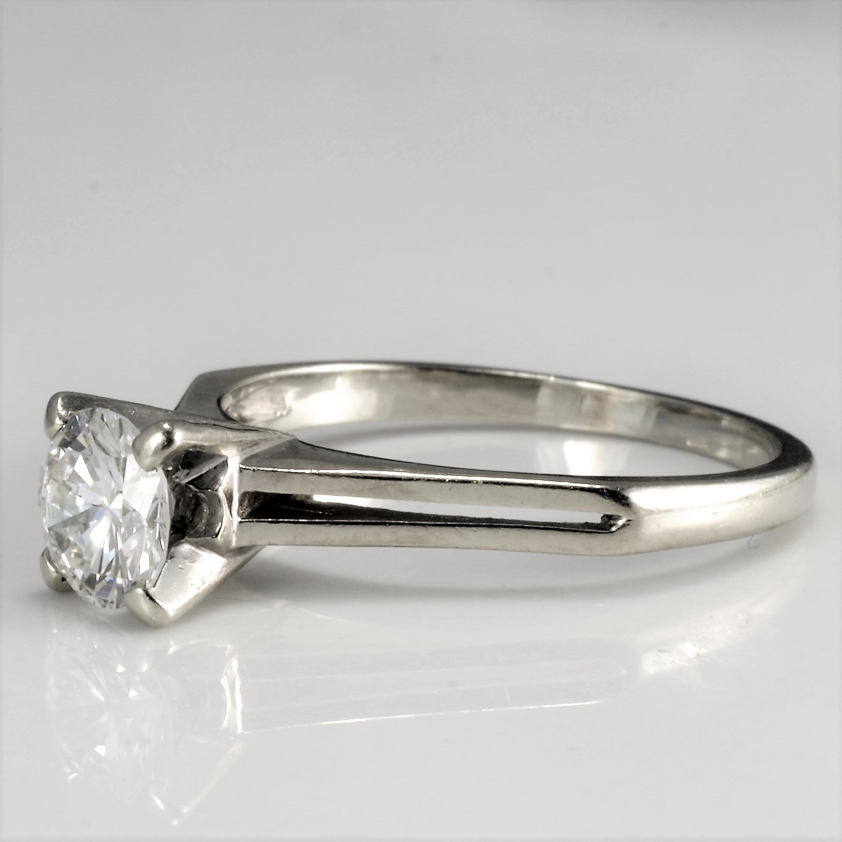 Solitaire Diamond Engagement Ring | 0.79 ct, SZ 7 |