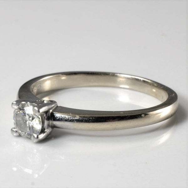 Solitaire Diamond Ring | 0.32ct | SZ 7.25 |