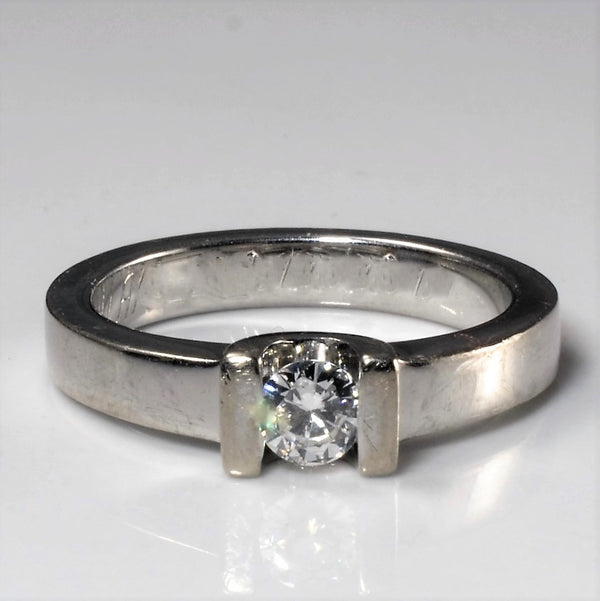 Semi Bezel Diamond Ring | 0.20ct| SZ 5.5|