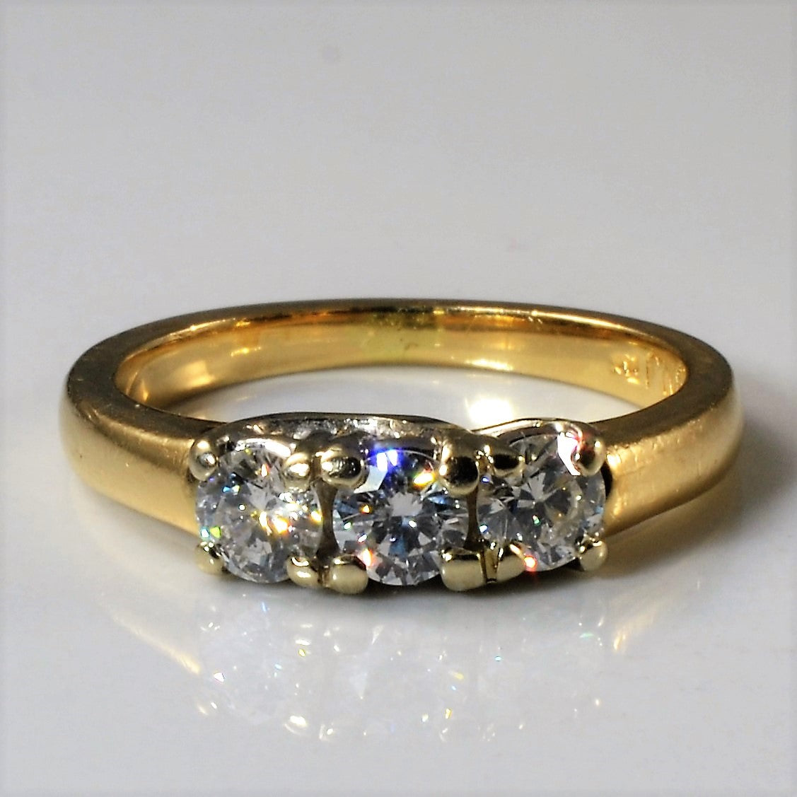 Three Stone Diamond Ring | 0.53ctw | SZ 5 |