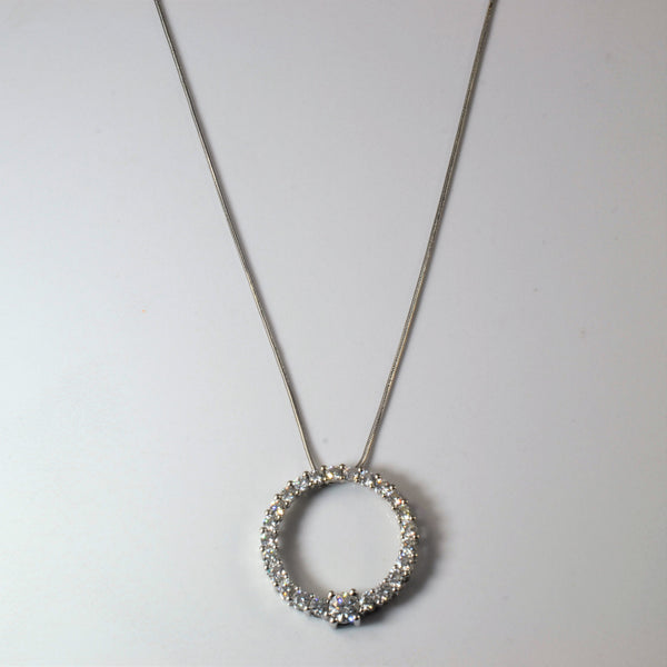 Diamond Eternity Necklace | 1.48ctw | 17