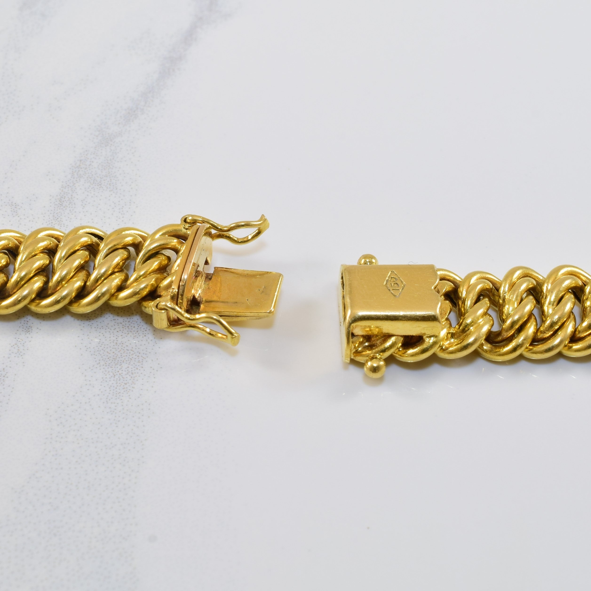 Graduated Double Link Chain Necklace | 18" |