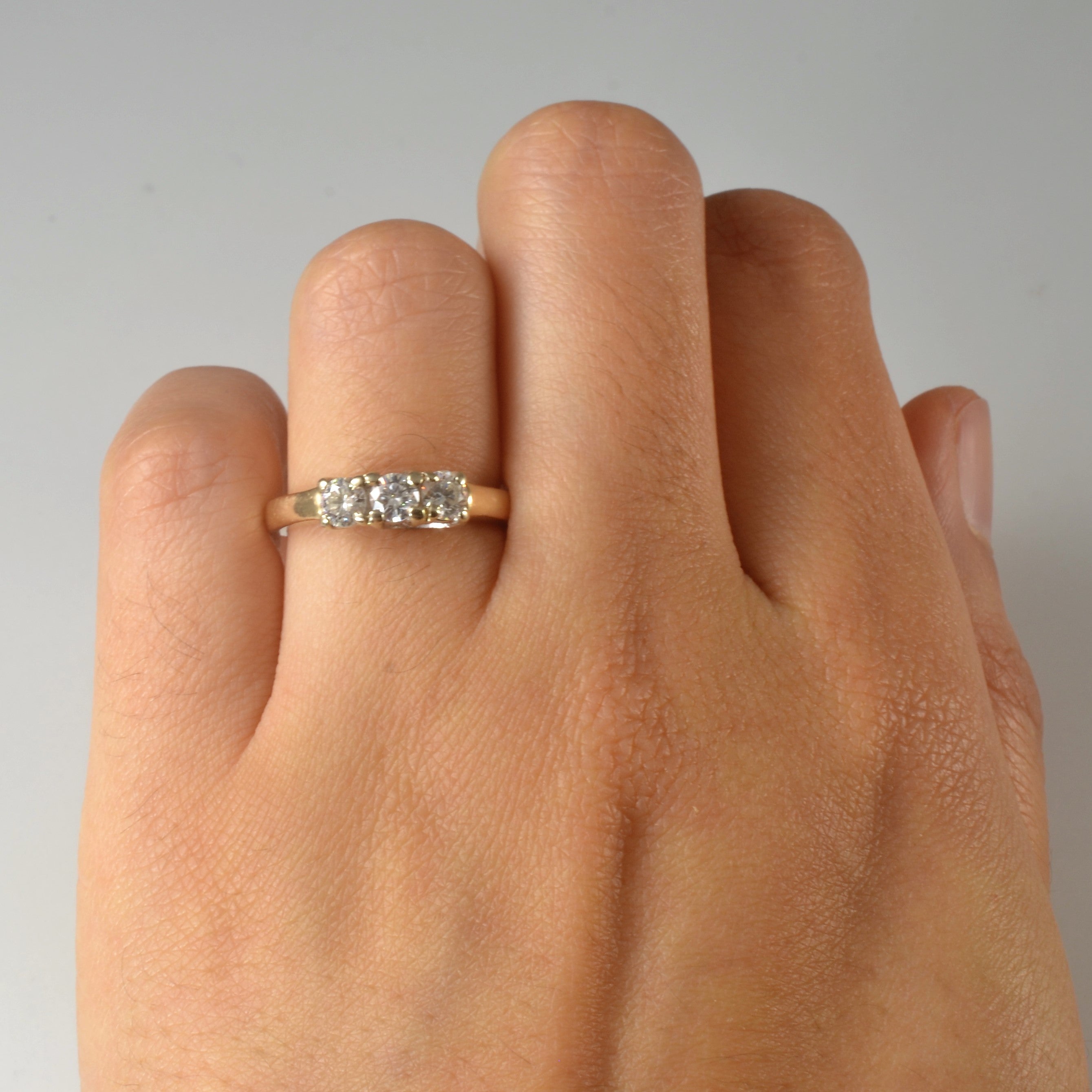 Three Stone Diamond Ring | 0.53ctw | SZ 5 |