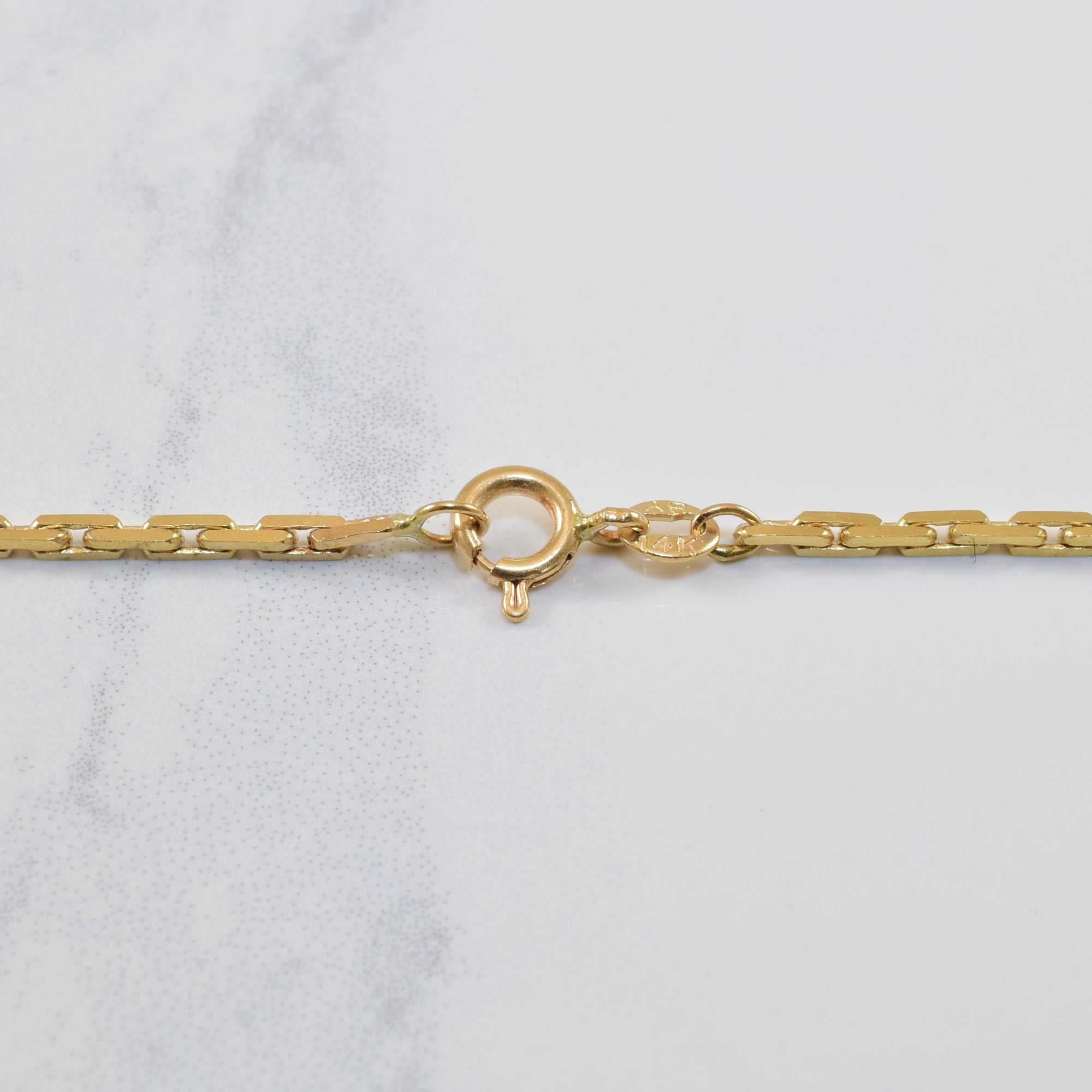 14k Yellow Gold Cable Chain | 30