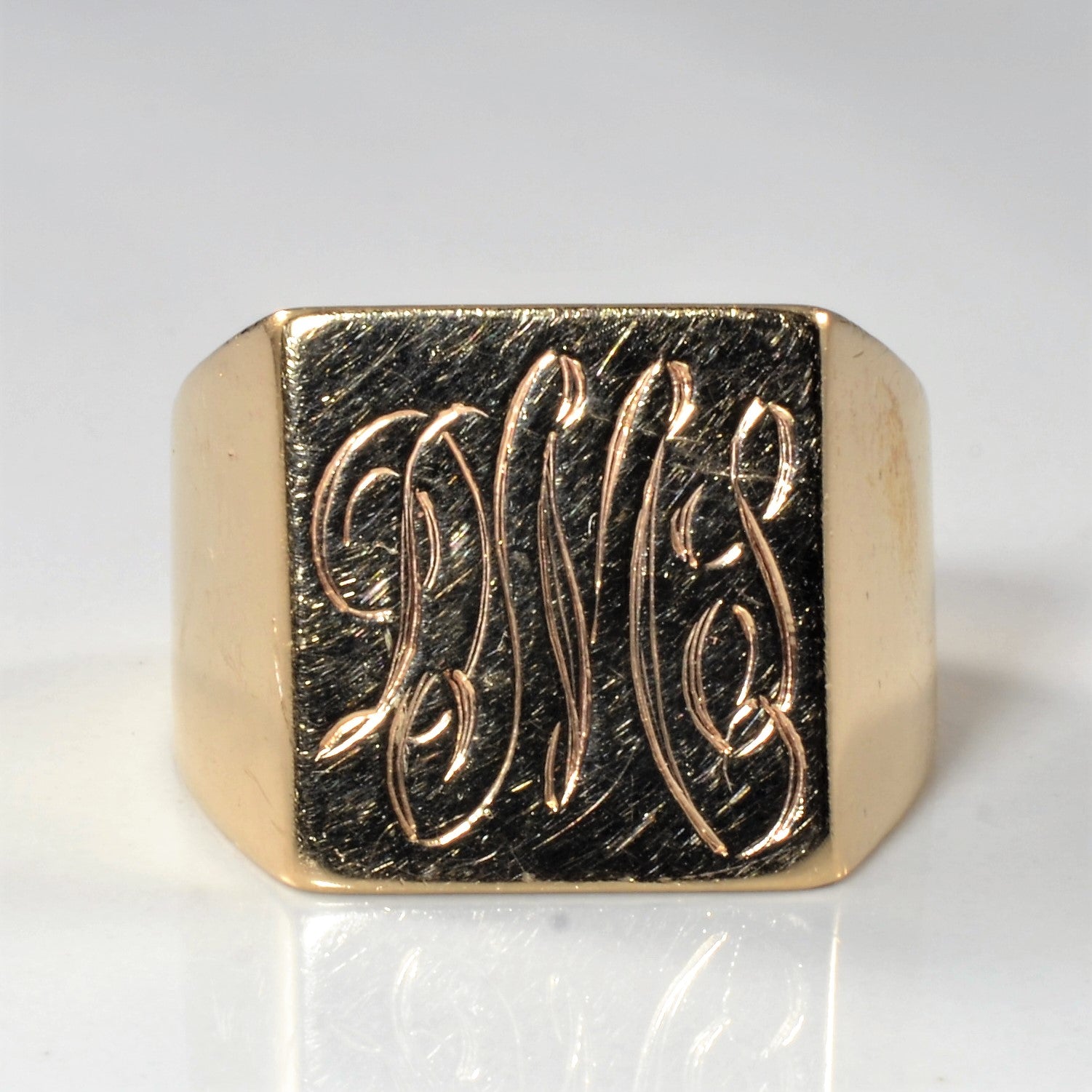 Initial 'DMS' Signet Ring | SZ 11.75 |