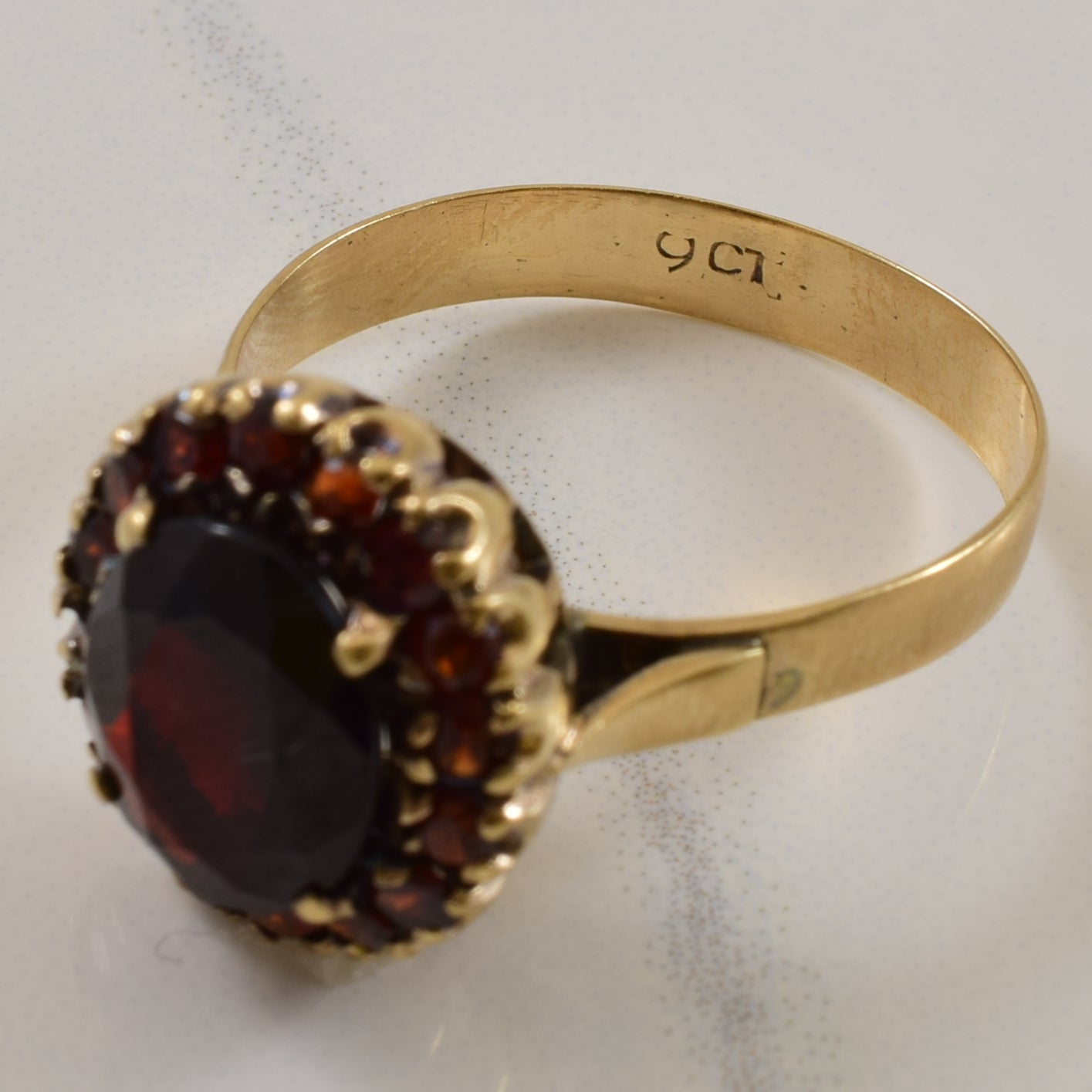 Garnet Cocktail Ring | 4.50ctw | SZ 9.25 |