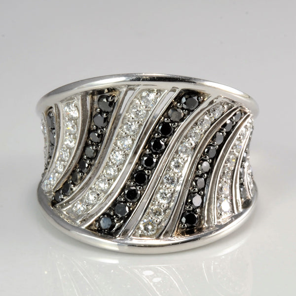 Cluster Wave Diamond Wide Band | 1.00 ctw SZ 6.75 |