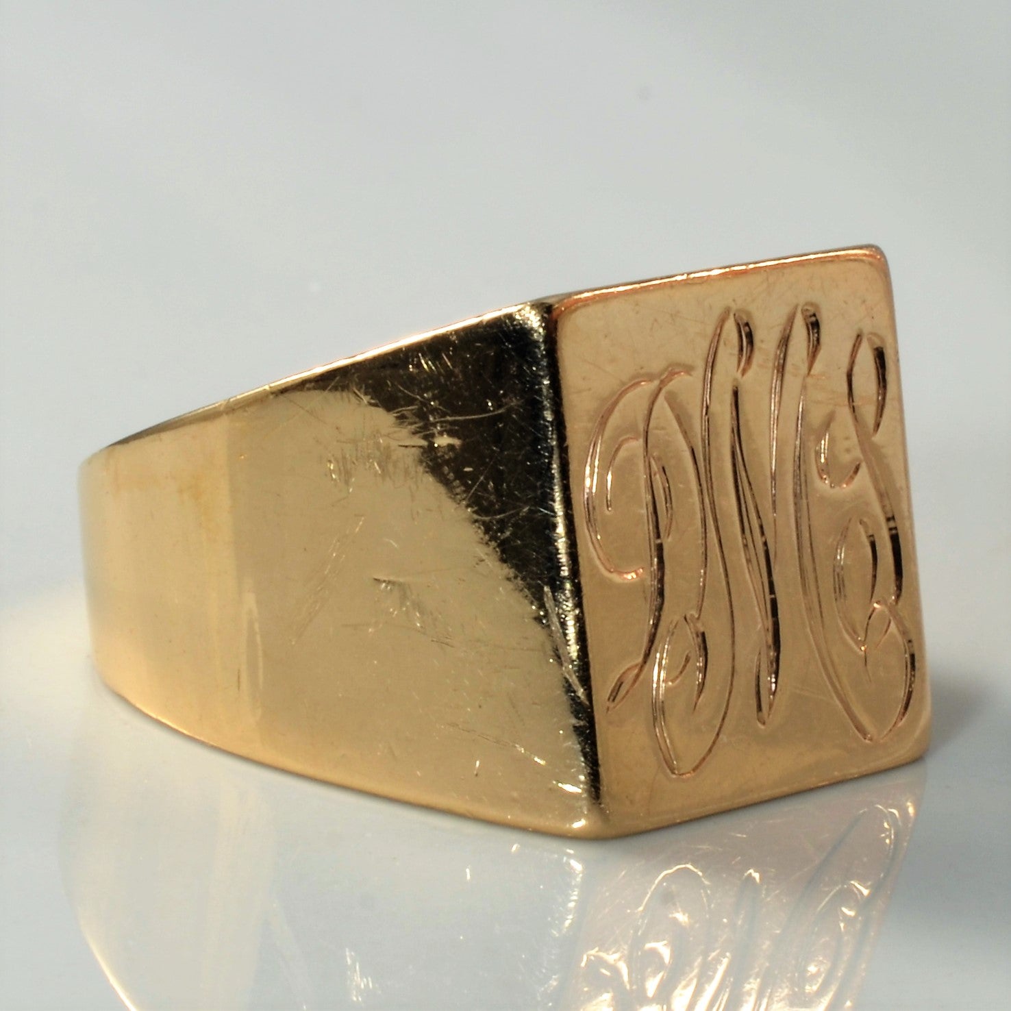 Initial 'DMS' Signet Ring | SZ 11.75 |
