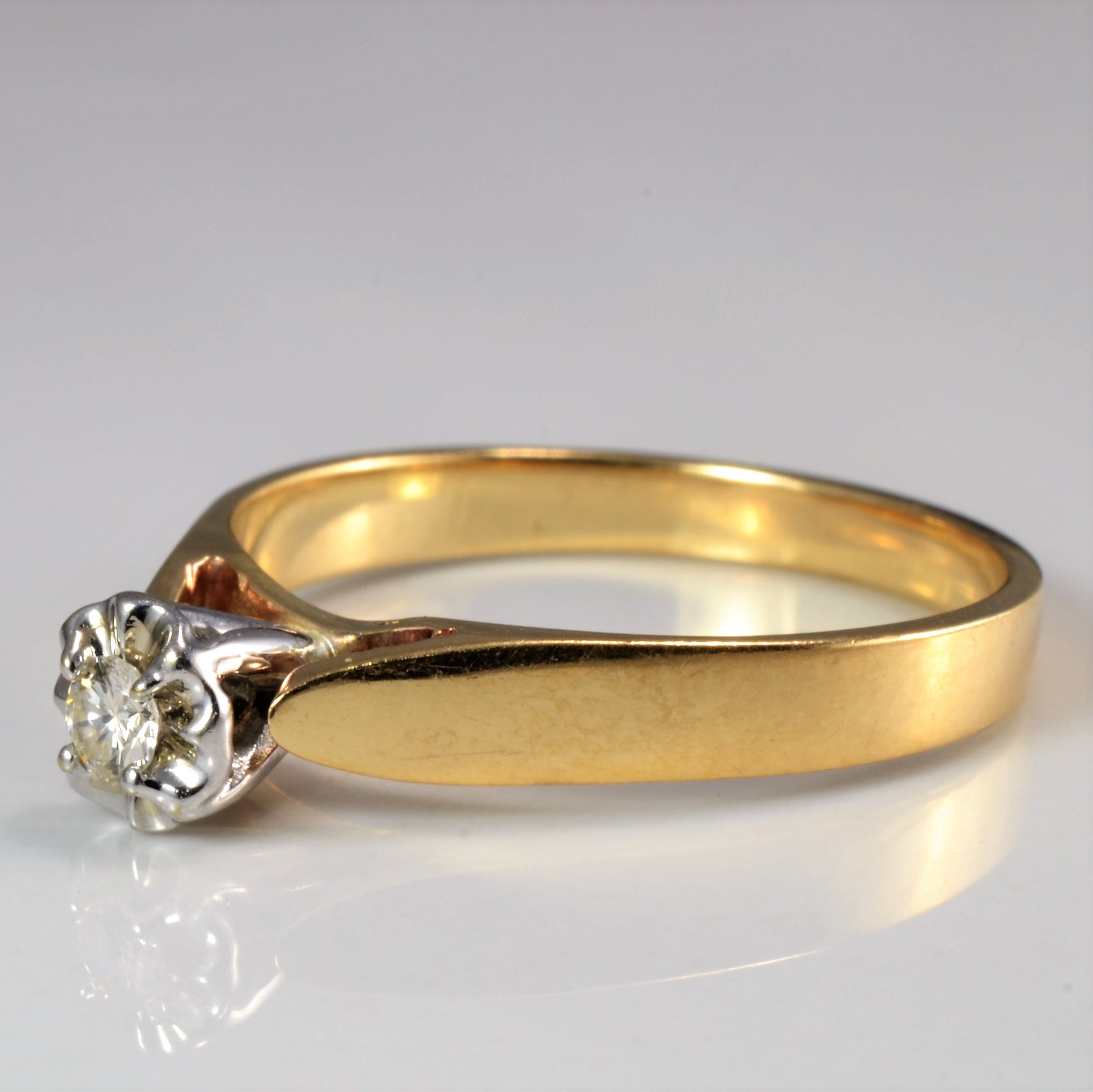 Tapered Diamond Ring | 0.07 ct, SZ 7.5 |