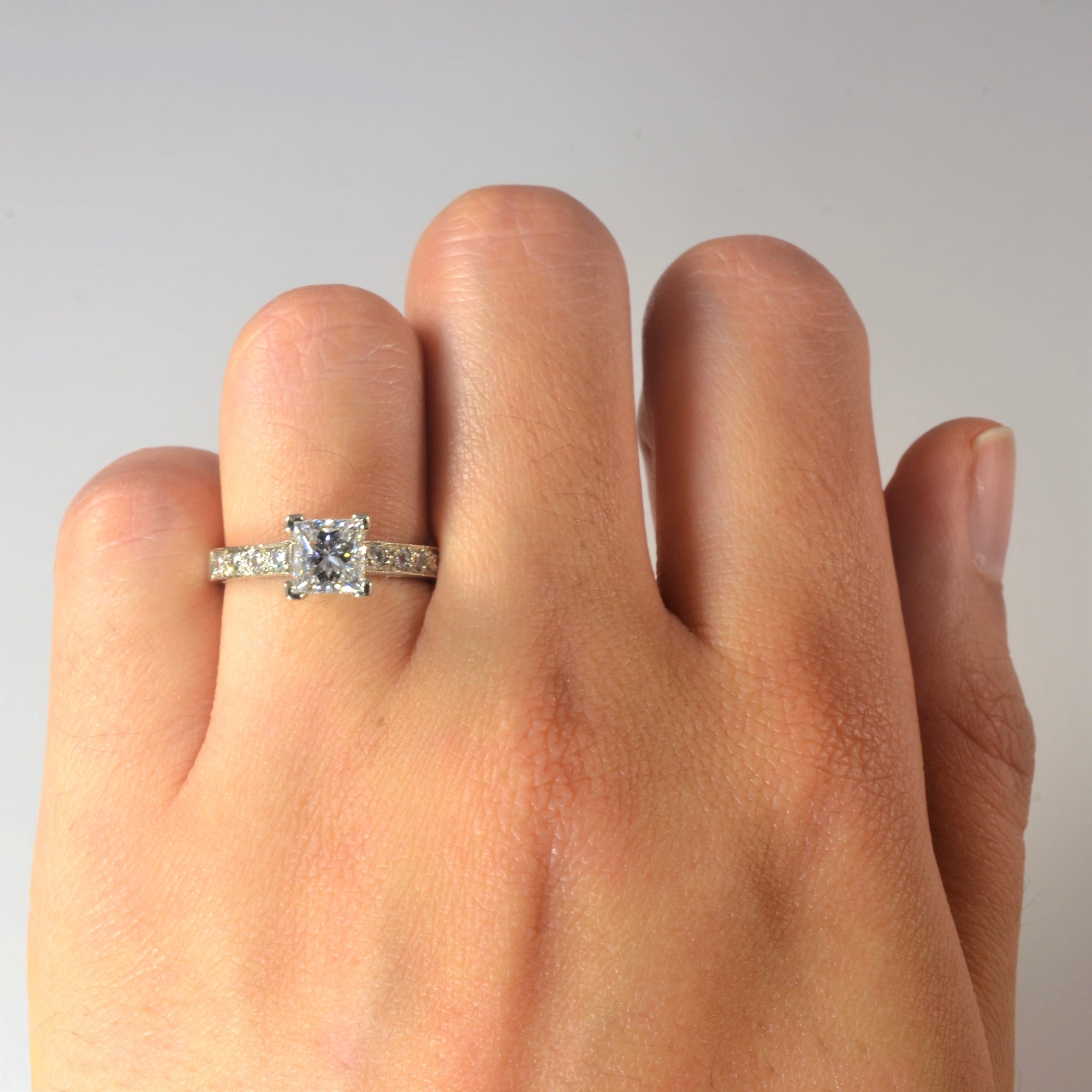 Princess Diamond Engagement Ring | 1.35ctw | SZ 5.25 |