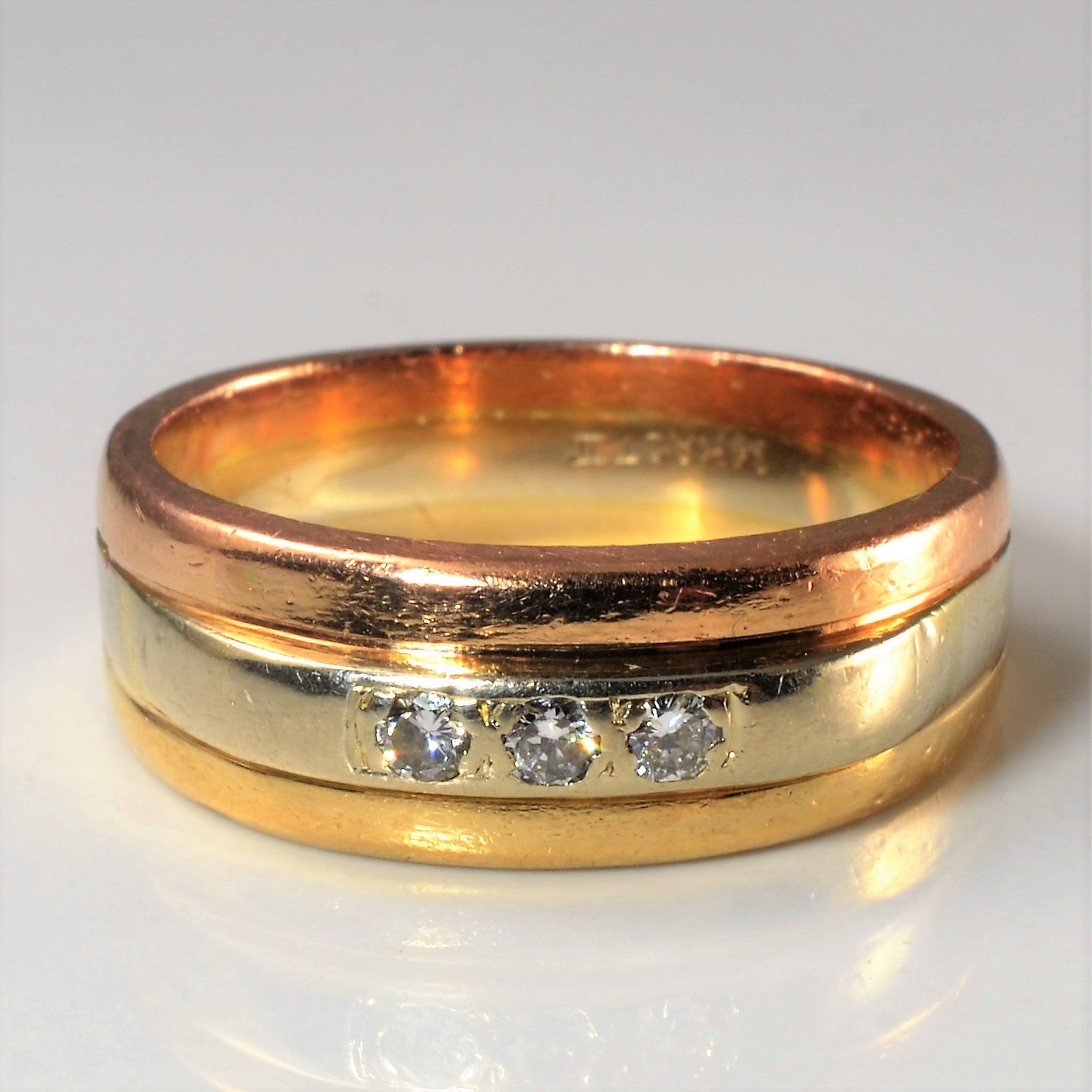 Flush Set Diamond Band | 0.17ctw| SZ 10.25 |