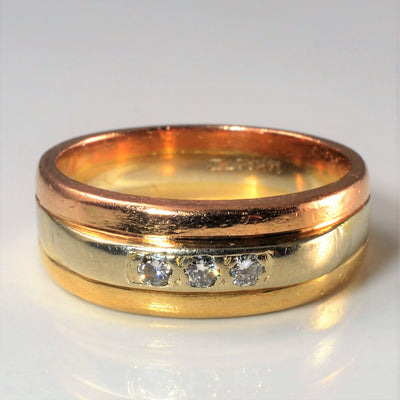 Flush Set Diamond Band | 0.17ctw| SZ 10.25 |
