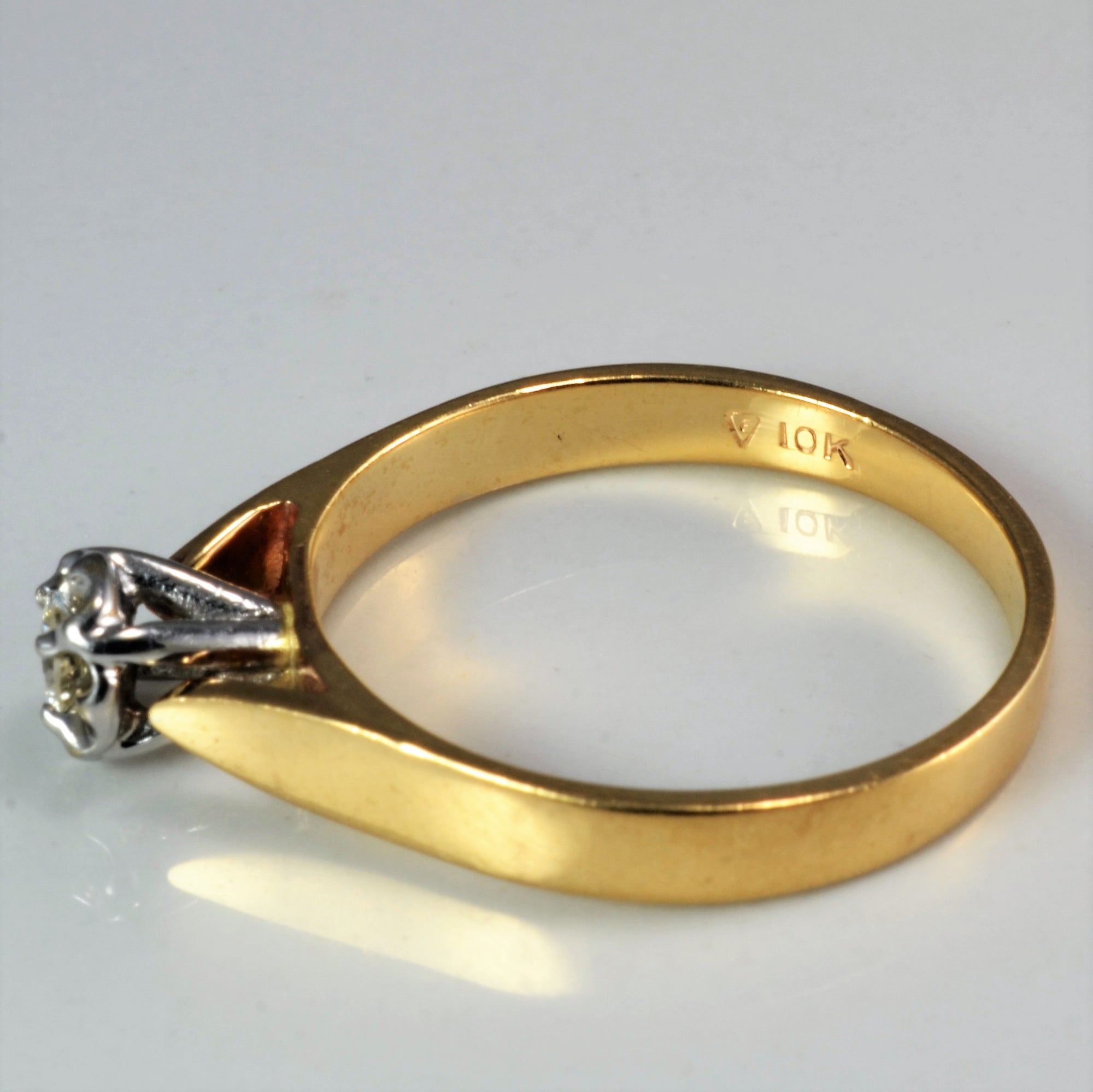 Tapered Diamond Ring | 0.07 ct, SZ 7.5 |