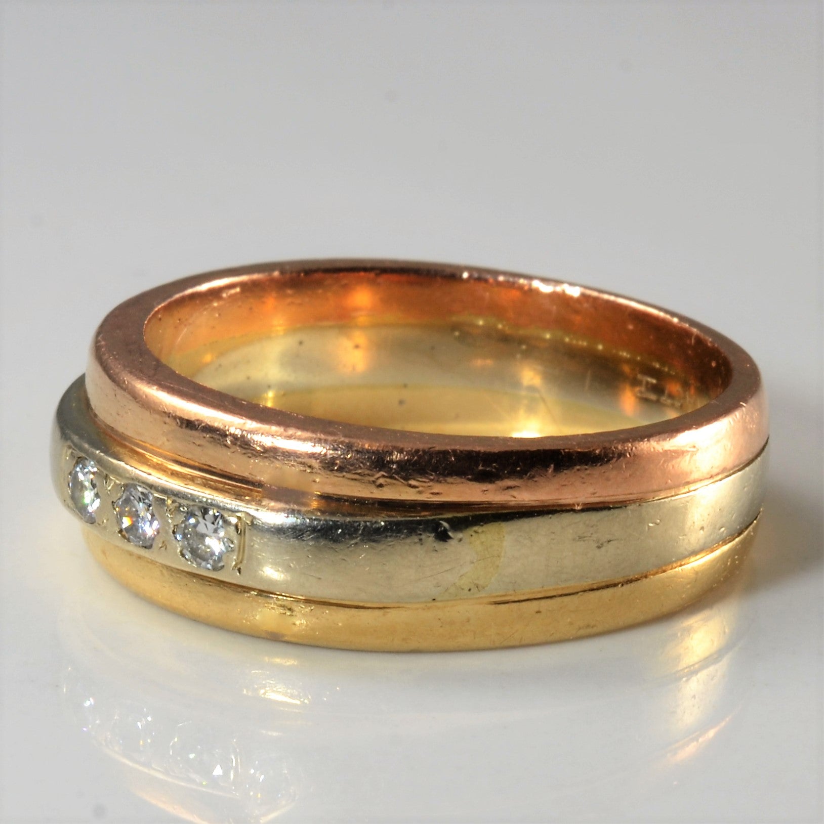 Flush Set Diamond Band | 0.17ctw| SZ 10.25 |