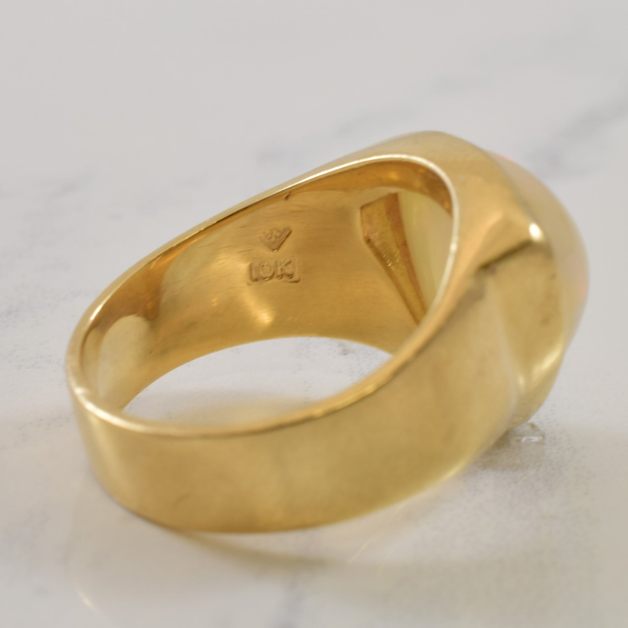 Trillion Cabochon Opal Ring | 6.00ct | SZ 8.5 |