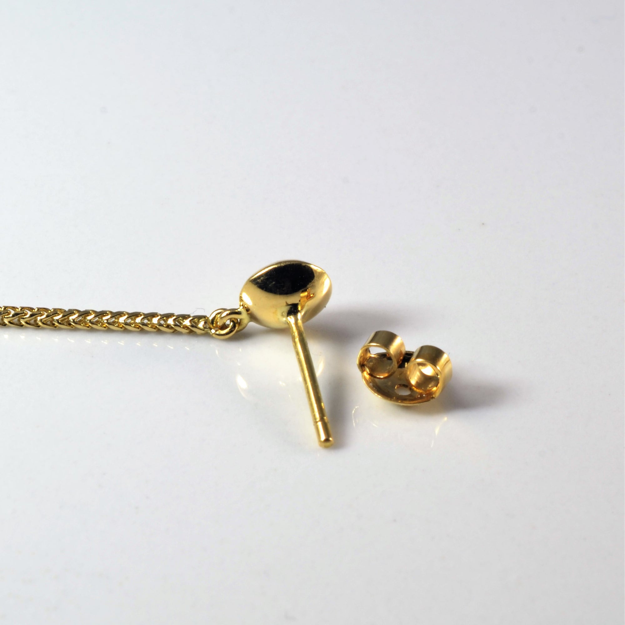 18k Gold Drop Earrings |