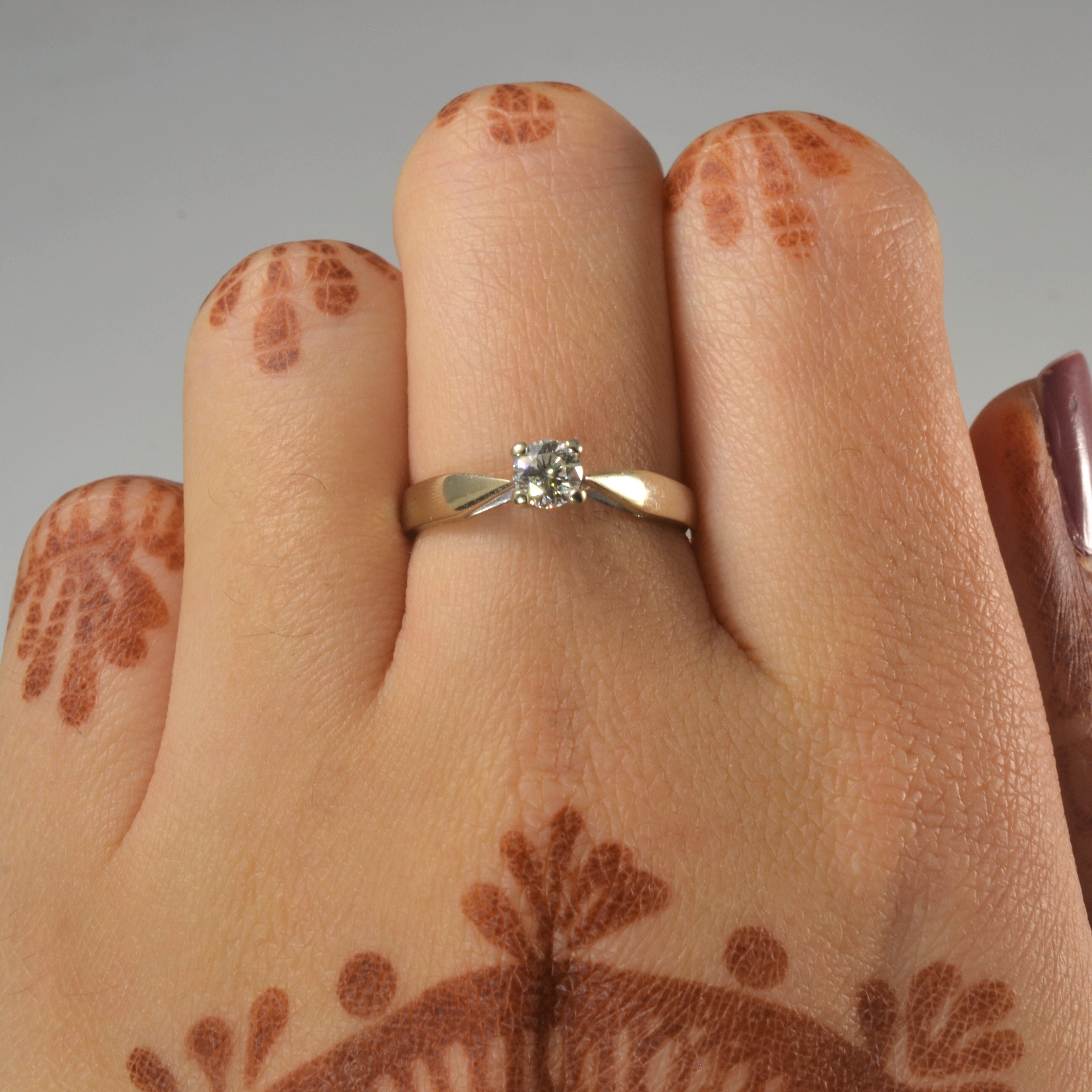 Solitaire Diamond Ring | 0.25ct | SZ 6.5 |
