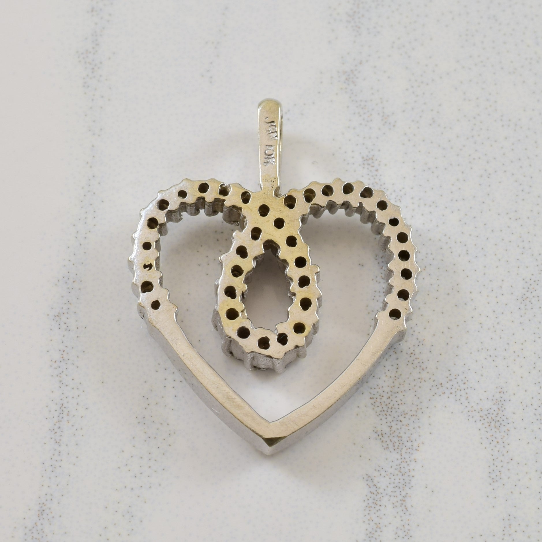 Diamond Infinity Heart Pendant | 0.12ctw |
