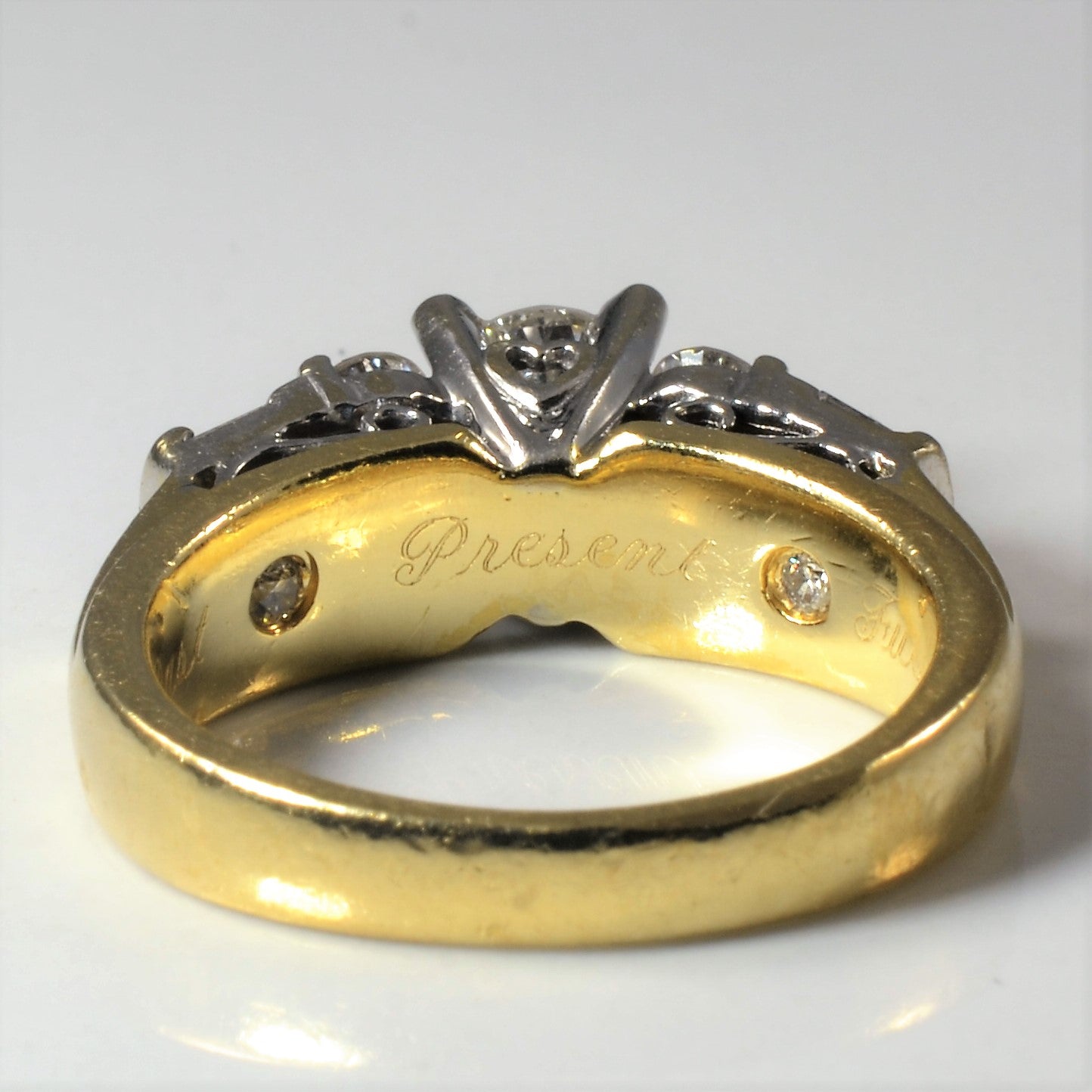 Past, Present, Future Mixed Cut Engagement Ring | 1.25ctw | SZ 6.25 |
