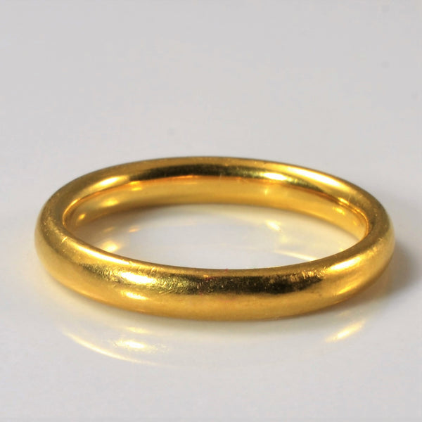 1960s Yellow Gold Band | SZ 6.25 |