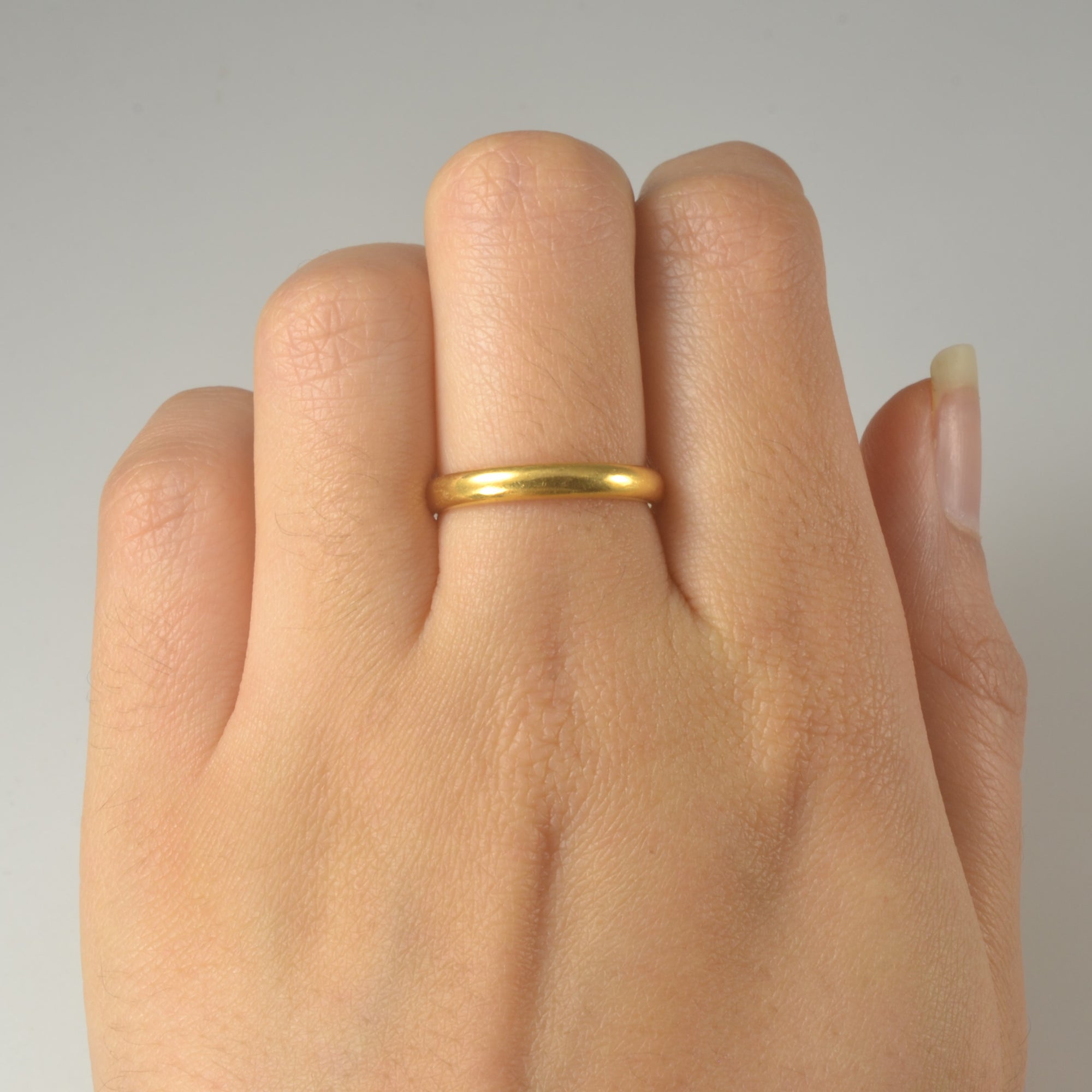 1960s Yellow Gold Band | SZ 6.25 |