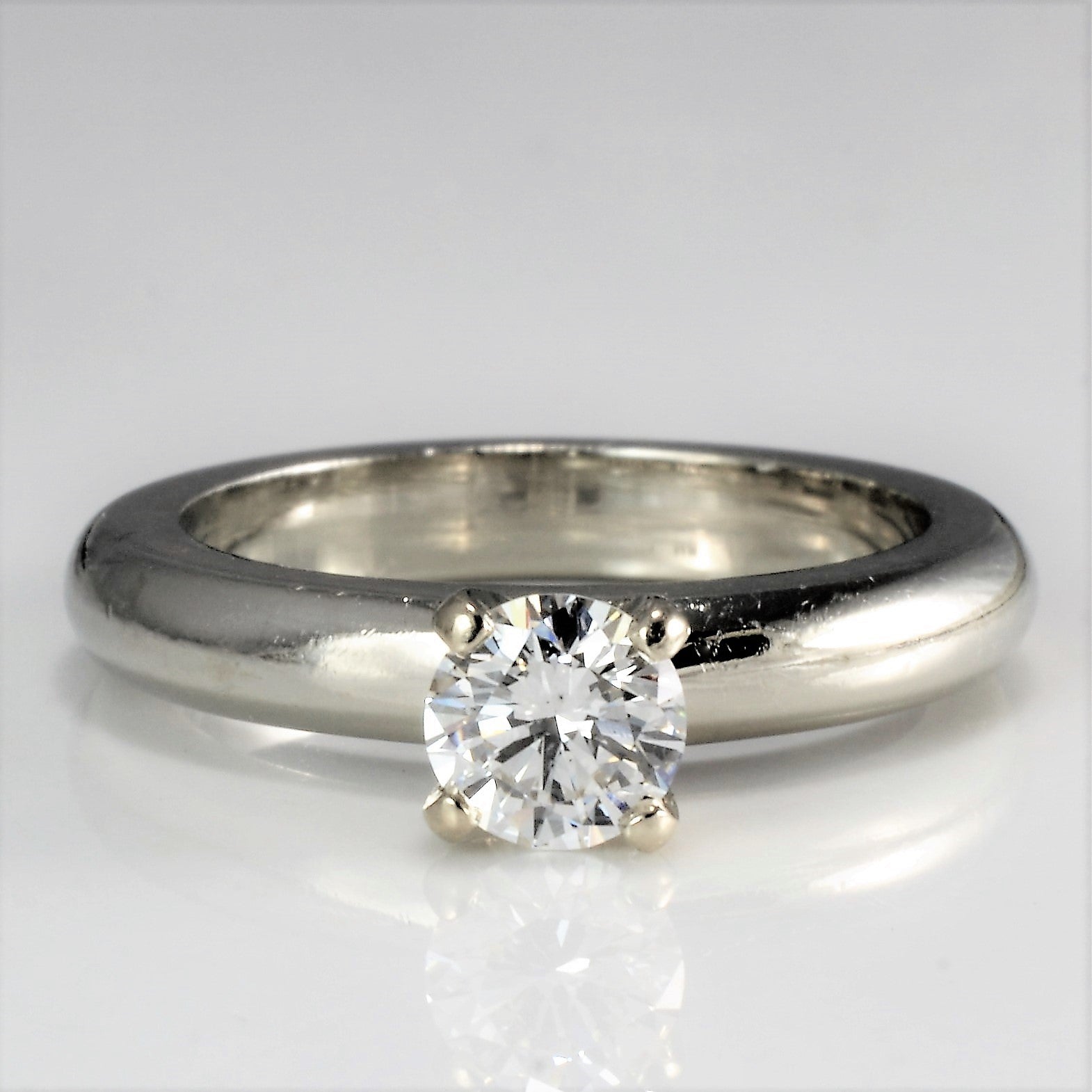 Prong Set Solitaire Diamond Engagement Ring | 0.44 ct, SZ 5 |
