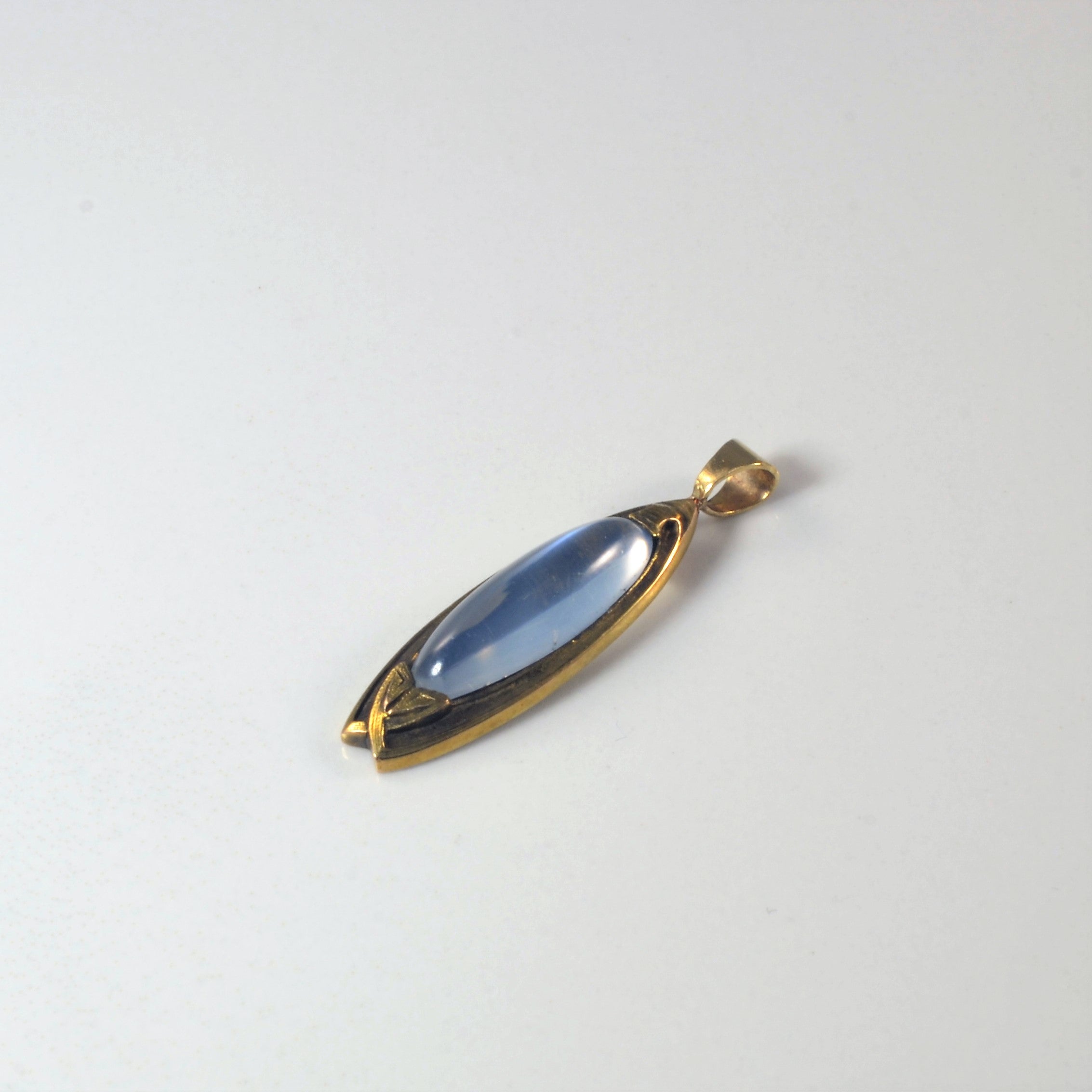 Bespoke' Art Deco Moonstone Pendant | 1.60ct |