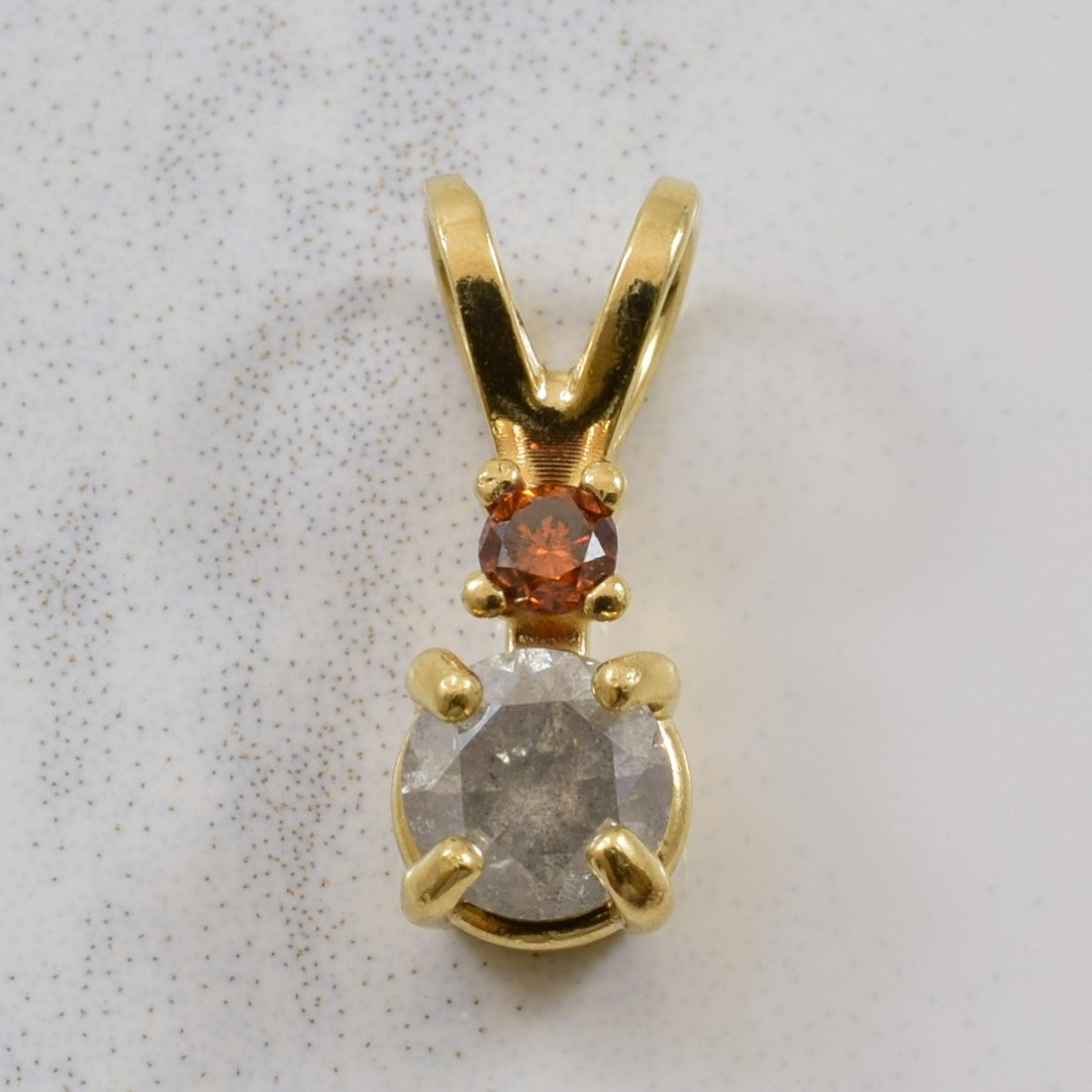 Multi Coloured Diamond Split Bail Pendant | 0.38ctw |