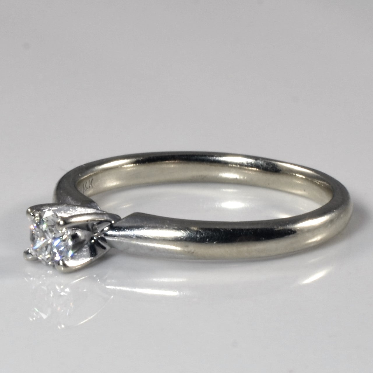 Classic Solitaire Diamond Ring | 0.17ct | SZ 5.75 |