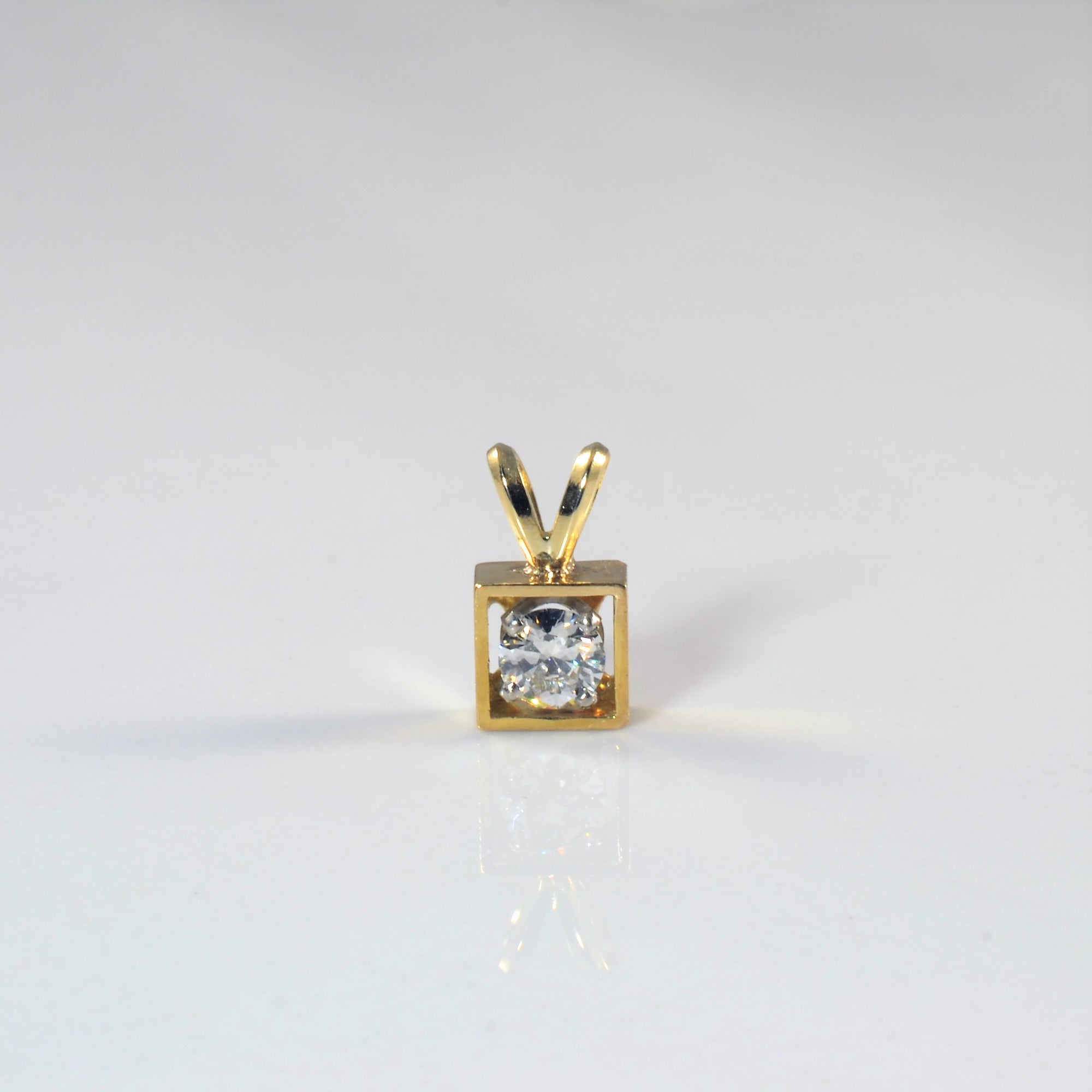 Bespoke' 1920s Diamond Pendant | 0.30ct |