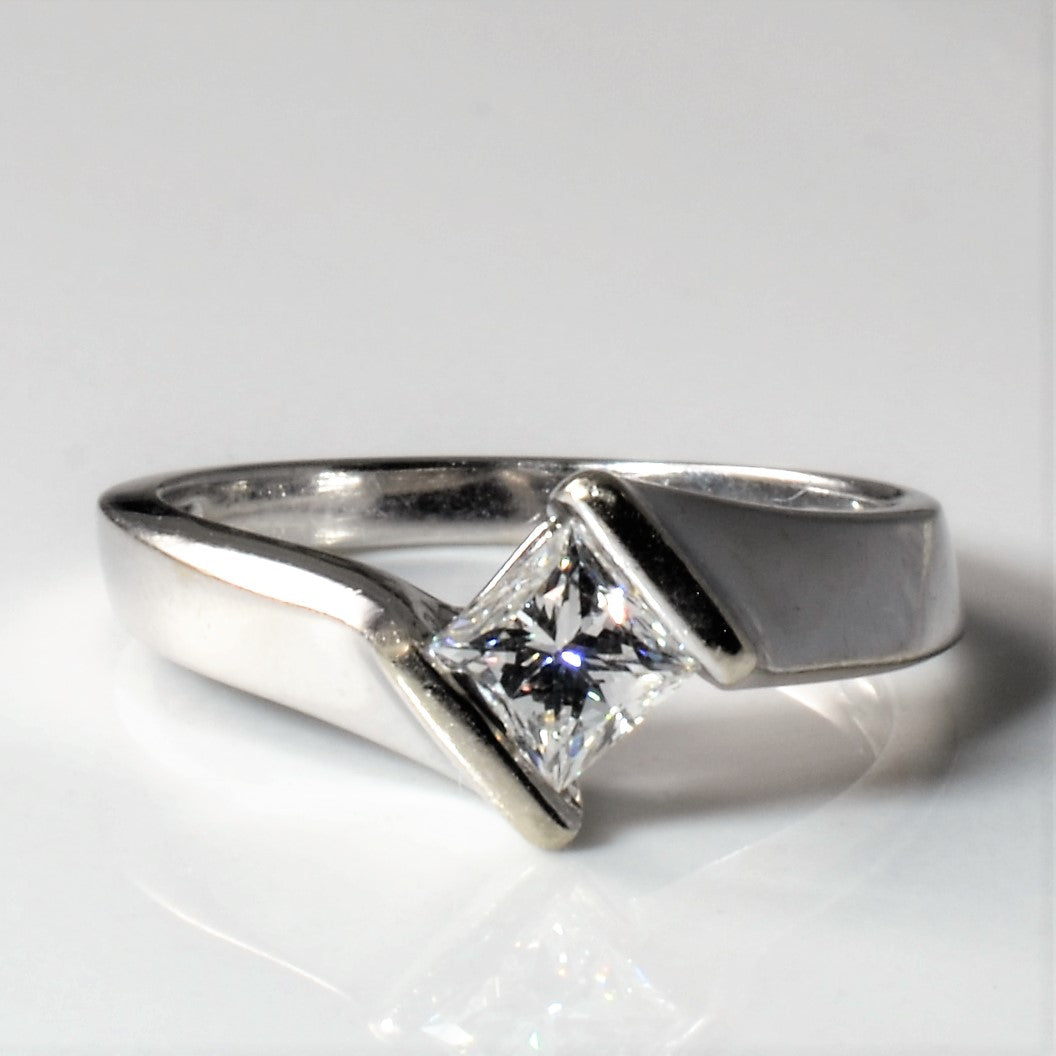 Bypass Princess Diamond Engagement Ring | 0.45ct | SZ 5.75 |