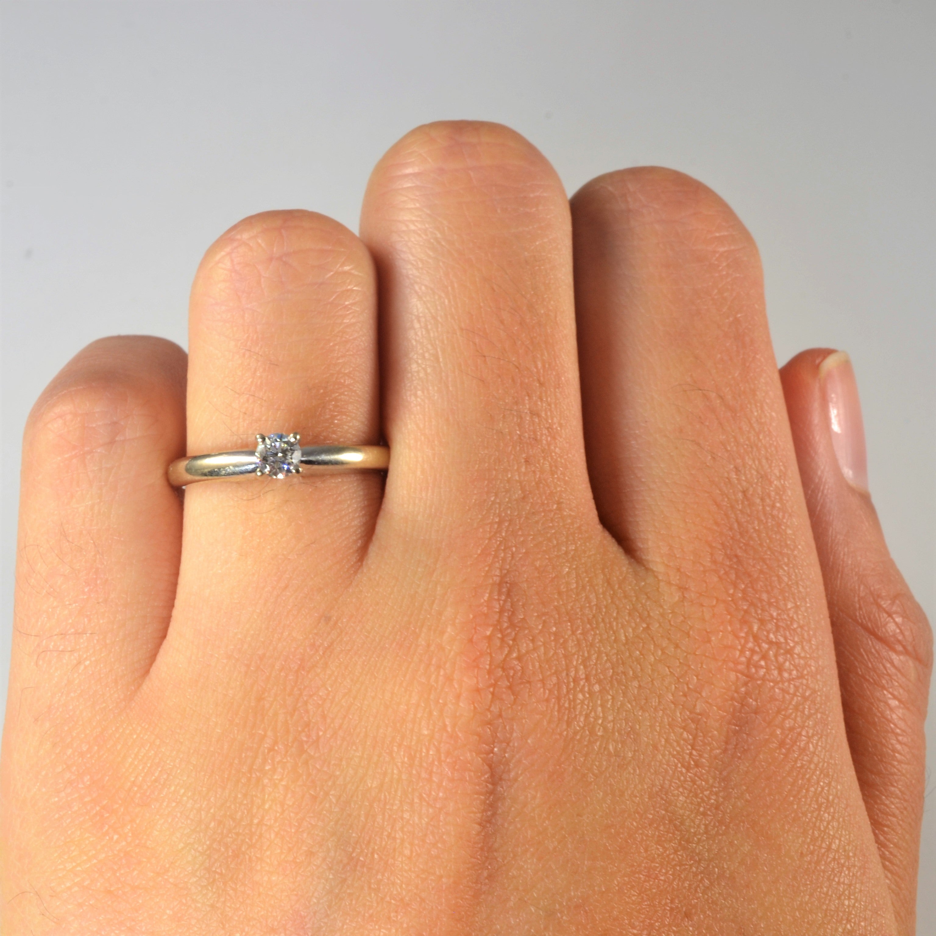 Classic Solitaire Diamond Ring | 0.17ct | SZ 5.75 |