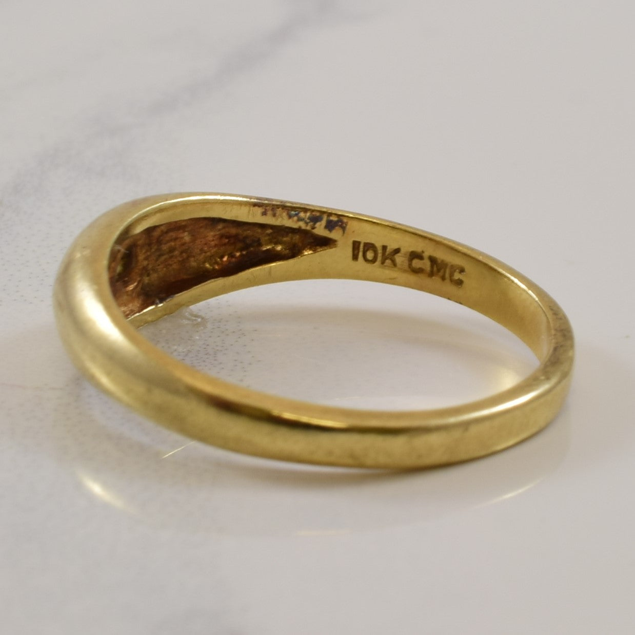 Petite Opal Cabochon Ring | 0.05ct | SZ 6 |