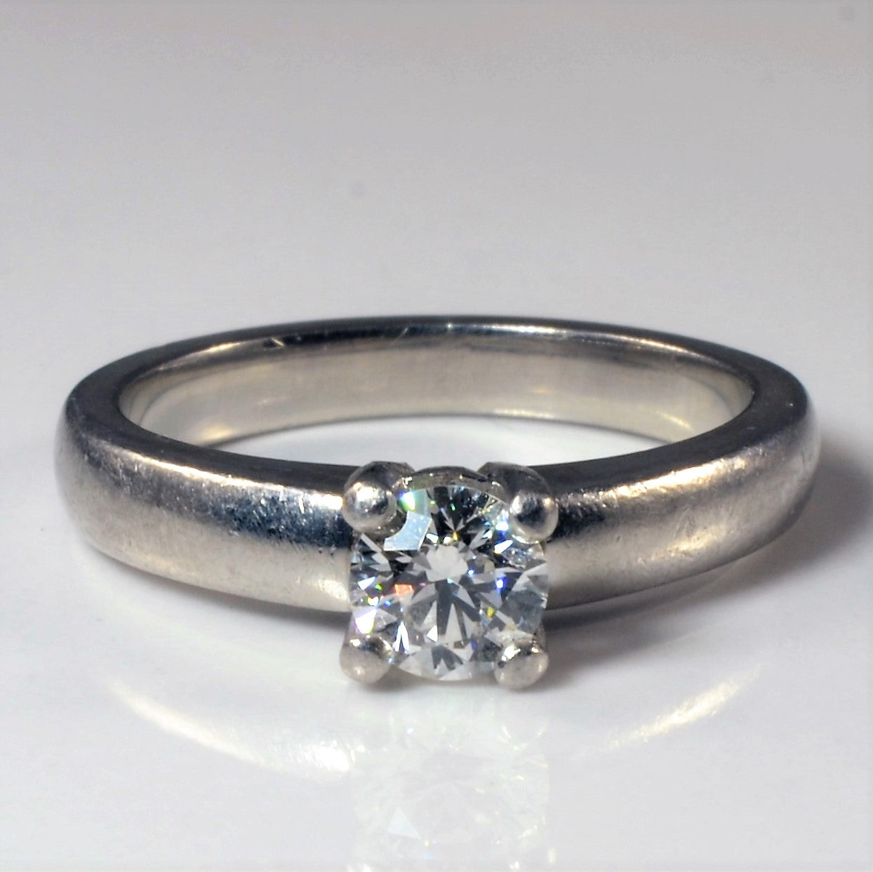 Birks' Platinum Solitaire Engagement Ring | 0.37ct | SZ 5 |