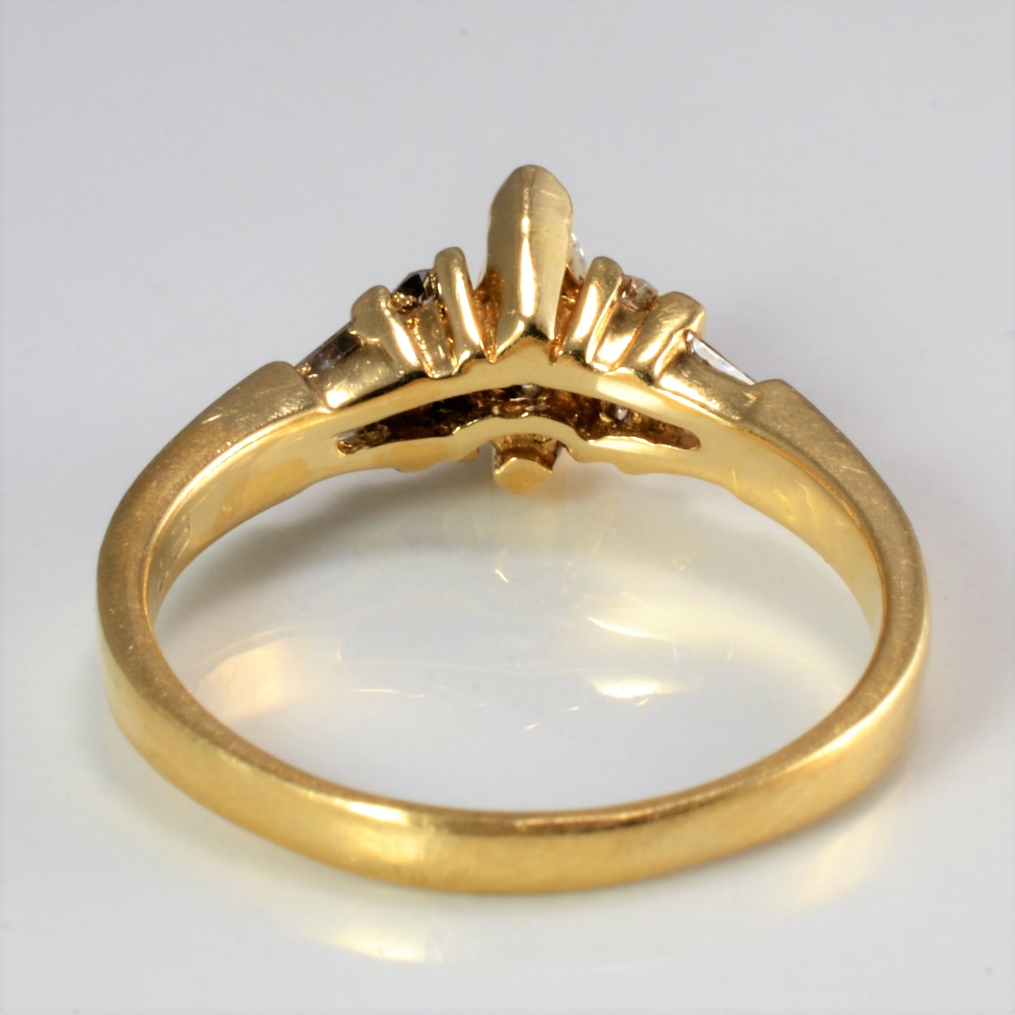 Multi Diamond Engagement Ring | 0.38 ctw, SZ 6.25 |