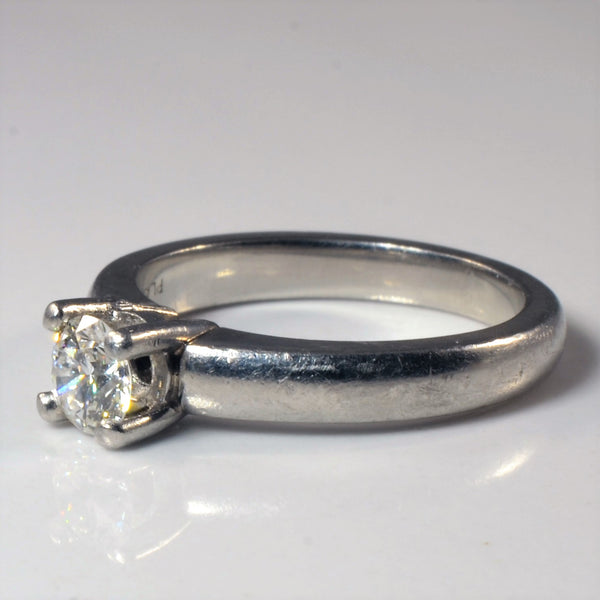 'Birks' Platinum Solitaire Engagement Ring | 0.37ct | SZ 5 |