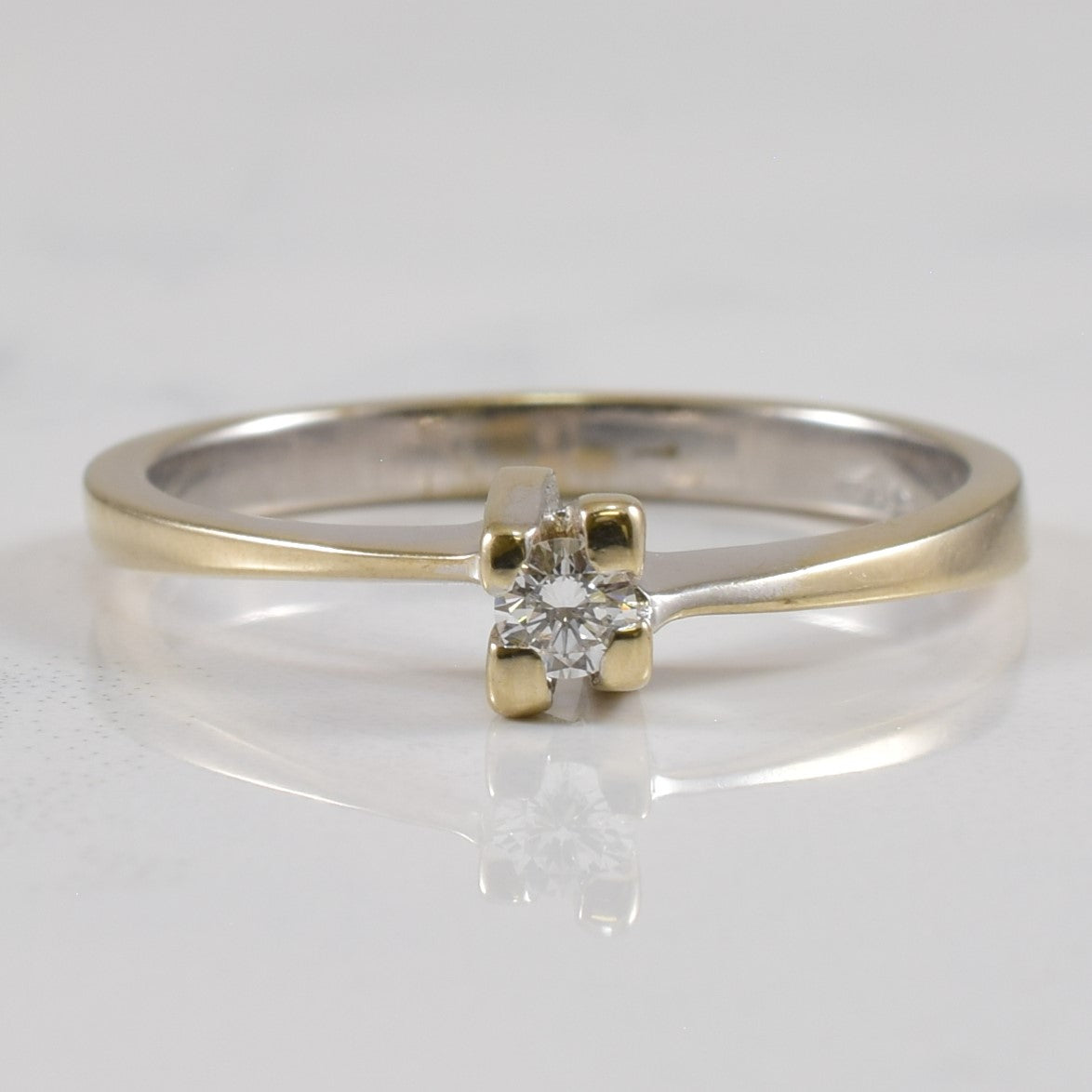 Solitaire Diamond Ring | 0.058ct | SZ 7.5 |