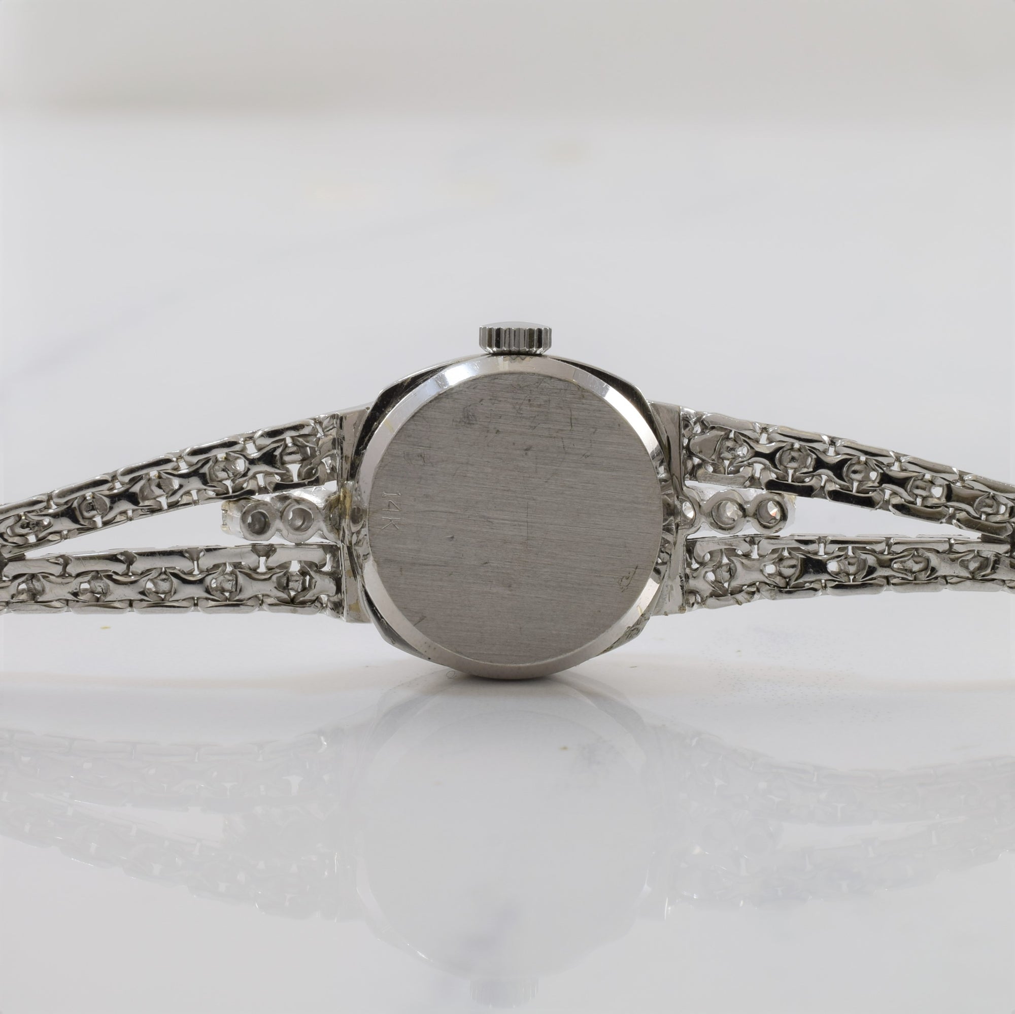 Longines' Diamond Wrist Watch Circa 1950s | 0.15 ctw | 7.5