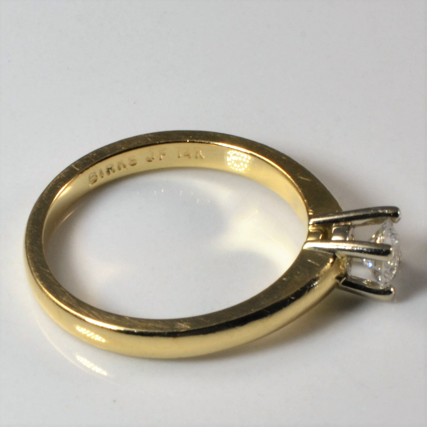 Solitaire Diamond Engagement Ring | 0.34ct| SZ 6.5|