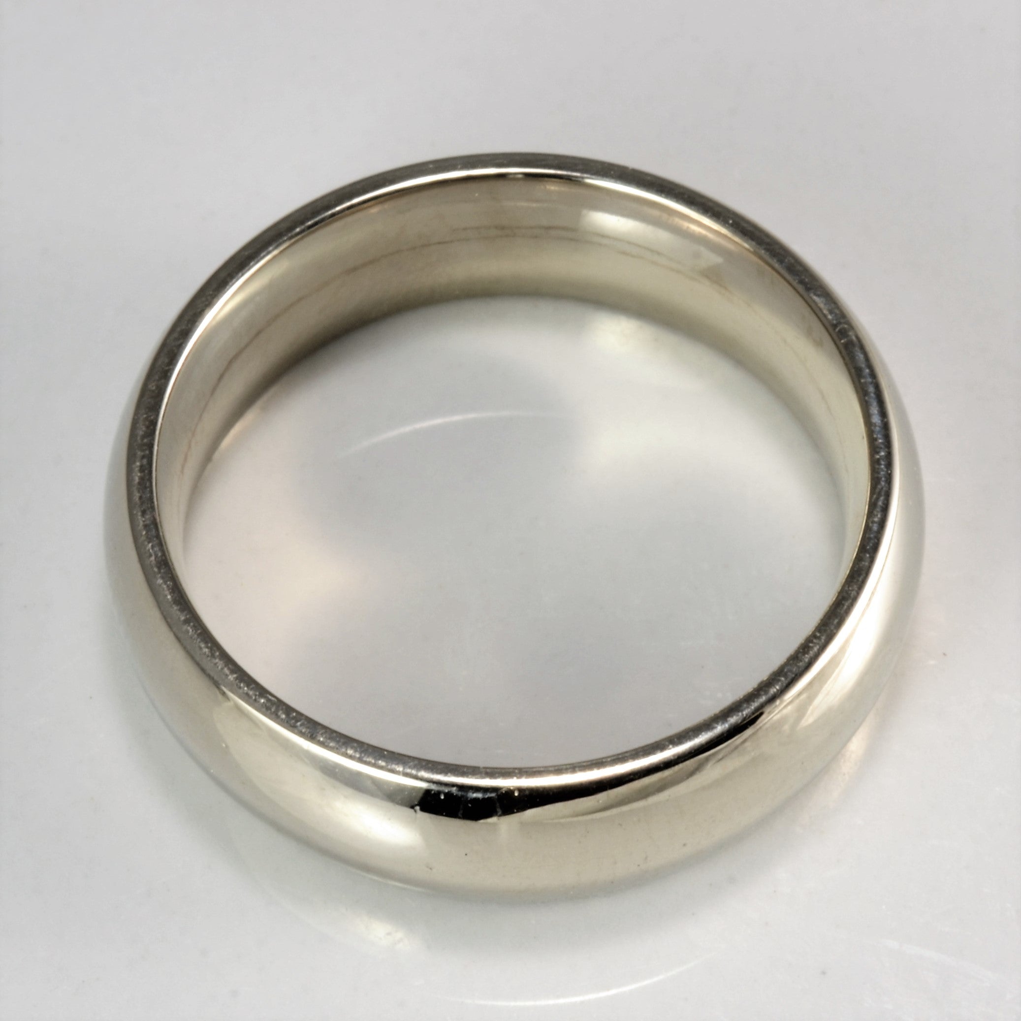 Birks' White Gold Wedding Band | SZ 8.25 |